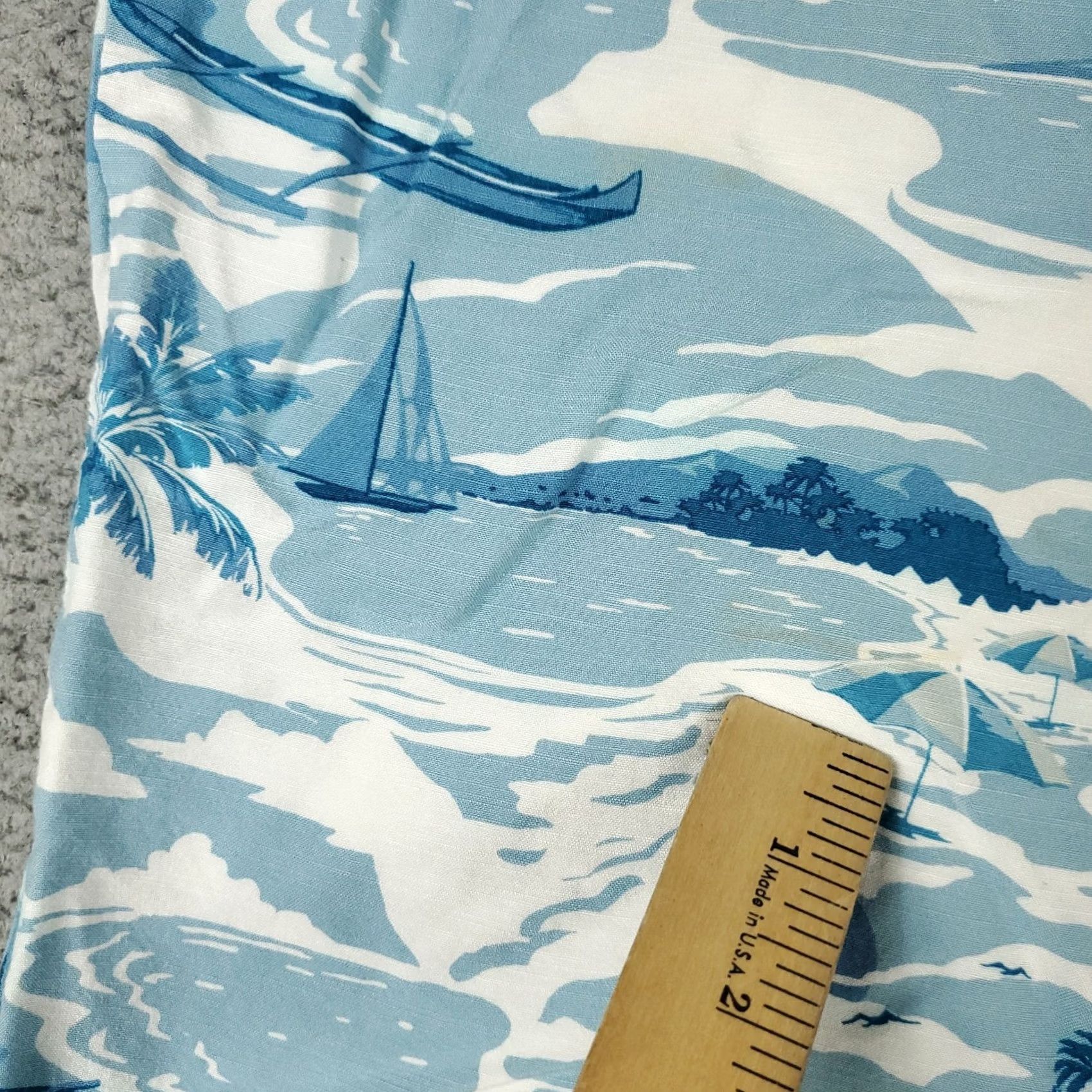 Tommy Bahama Tommy Bahama Shirt Mens Medium Blue Floral Rayon Hawaiian Button Up Size US M / EU 48-50 / 2 - 6 Thumbnail