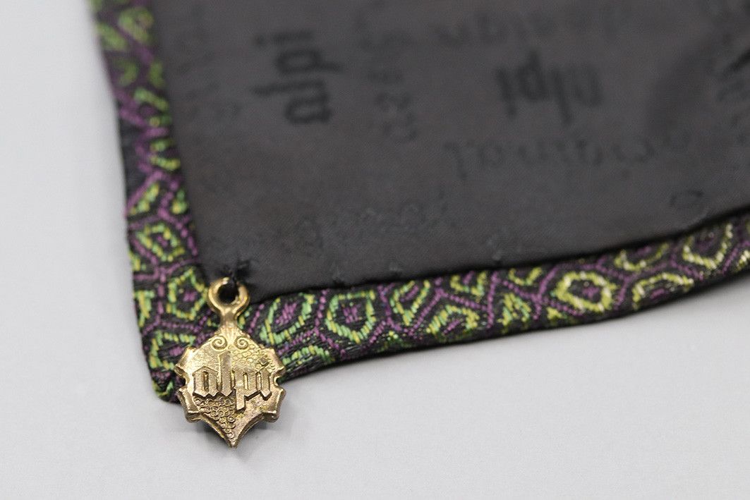 Other Vintage Alpi Silk Tie with Abstract Medallion Pattern Size ONE SIZE - 5 Thumbnail