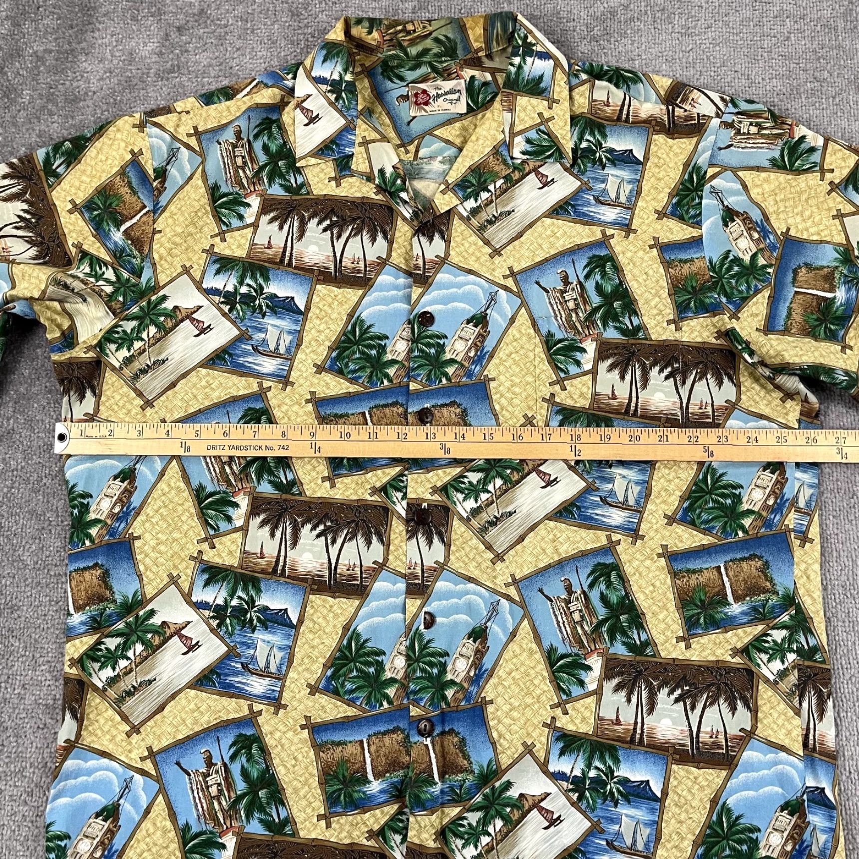 Hilo Hattie Hilo Hattie Shirt Men XL Isla Hawaiian Button Up Short Sleeve Pocket Multicolor Floral Mens Size US XL / EU 56 / 4 - 4 Thumbnail