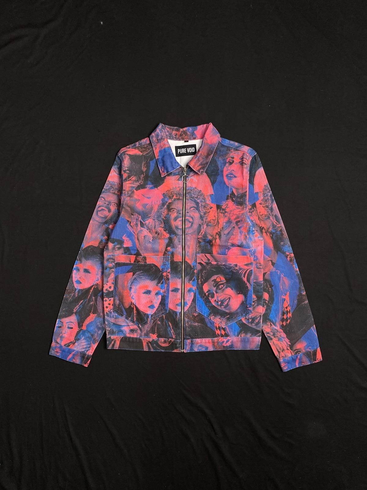 Japanese Brand Deadstock Pure Void Graphic Zip Up Jacket Medium Size US L / EU 52-54 / 3 - 1 Thumbnail