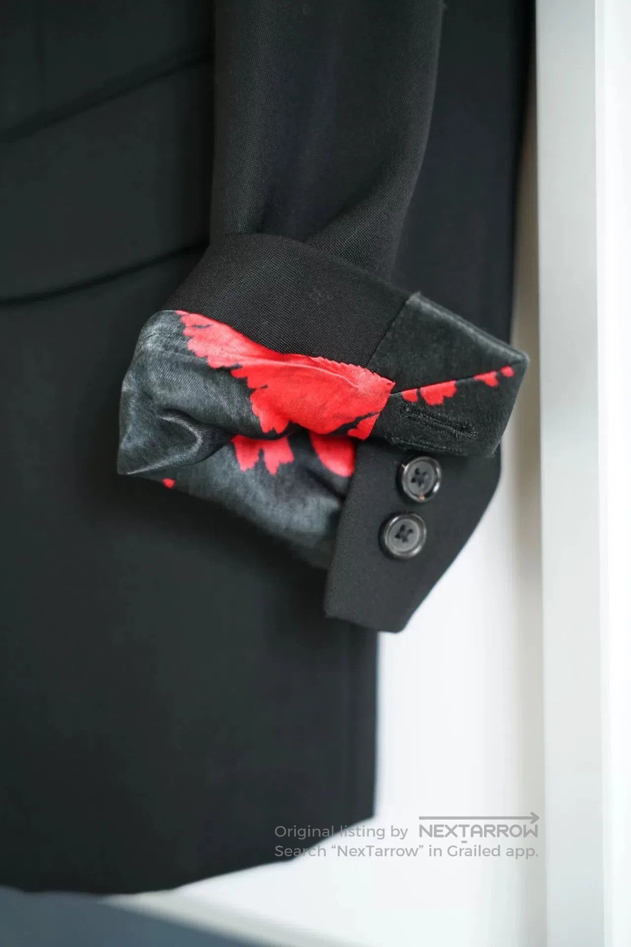 Yohji Yamamoto yohji yamamoto floral silk collar blazer. Size US L / EU 52-54 / 3 - 6 Thumbnail