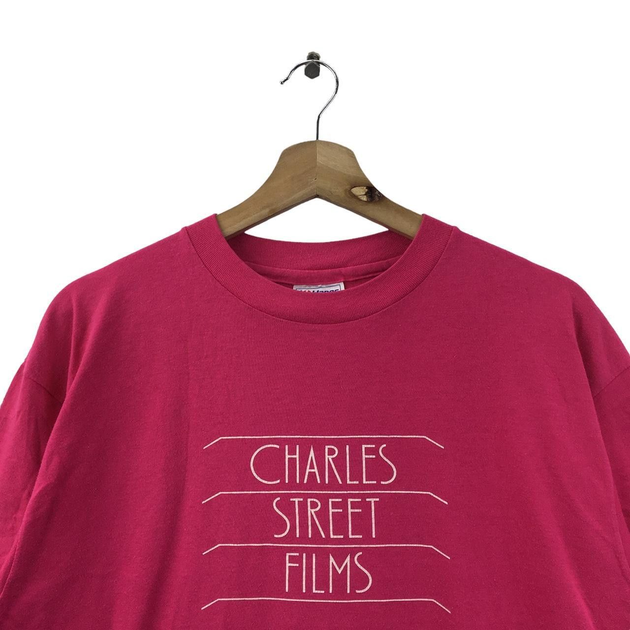 Vintage Vtg 1986 CHARLES STREET FILMS Summer Tour Tee Shirt Size US XL / EU 56 / 4 - 2 Thumbnail