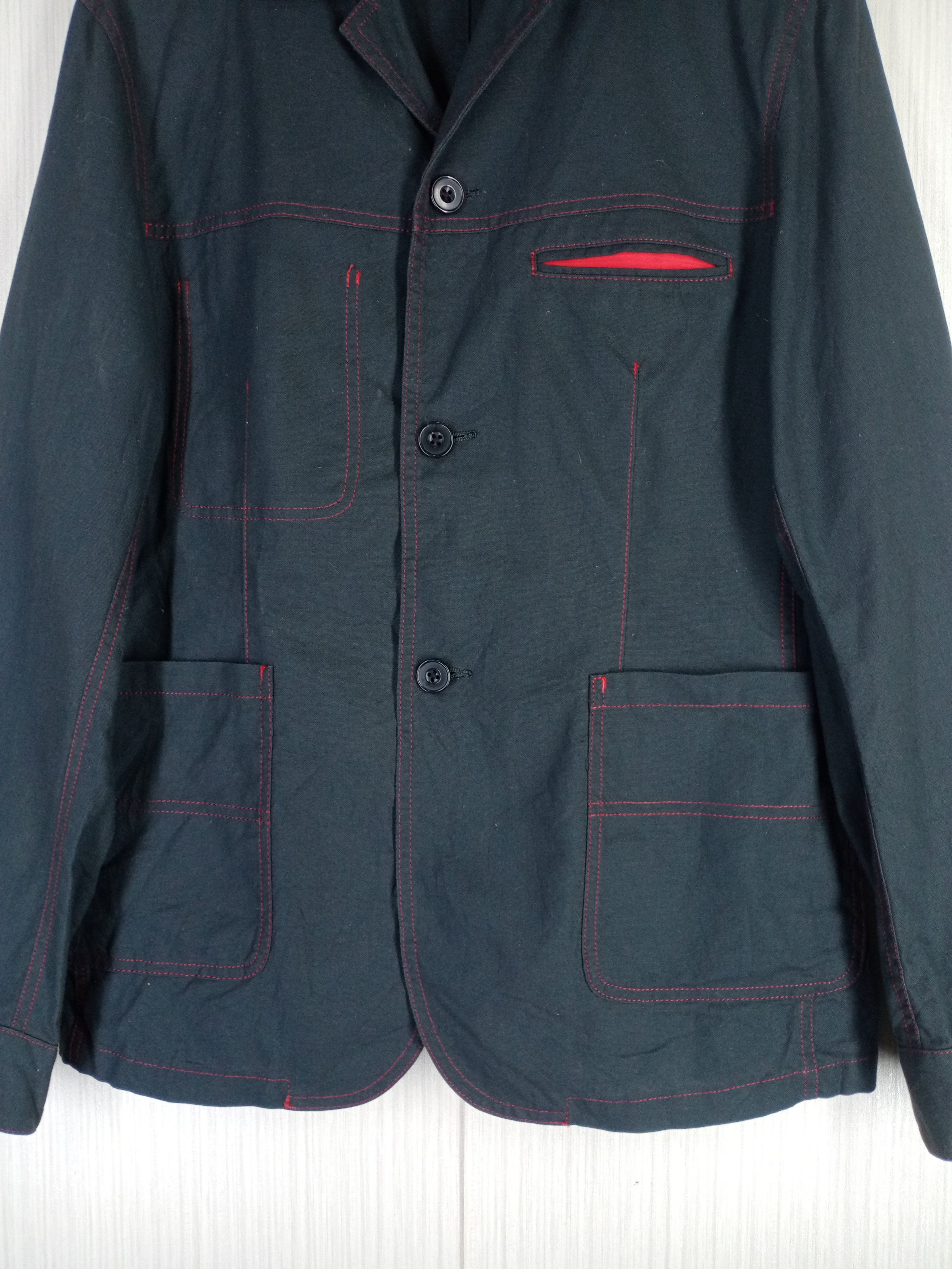 Yohji Yamamoto Rare Vintage Ined Homme By Yohji Yamamoto Jacket Size US M / EU 48-50 / 2 - 4 Thumbnail