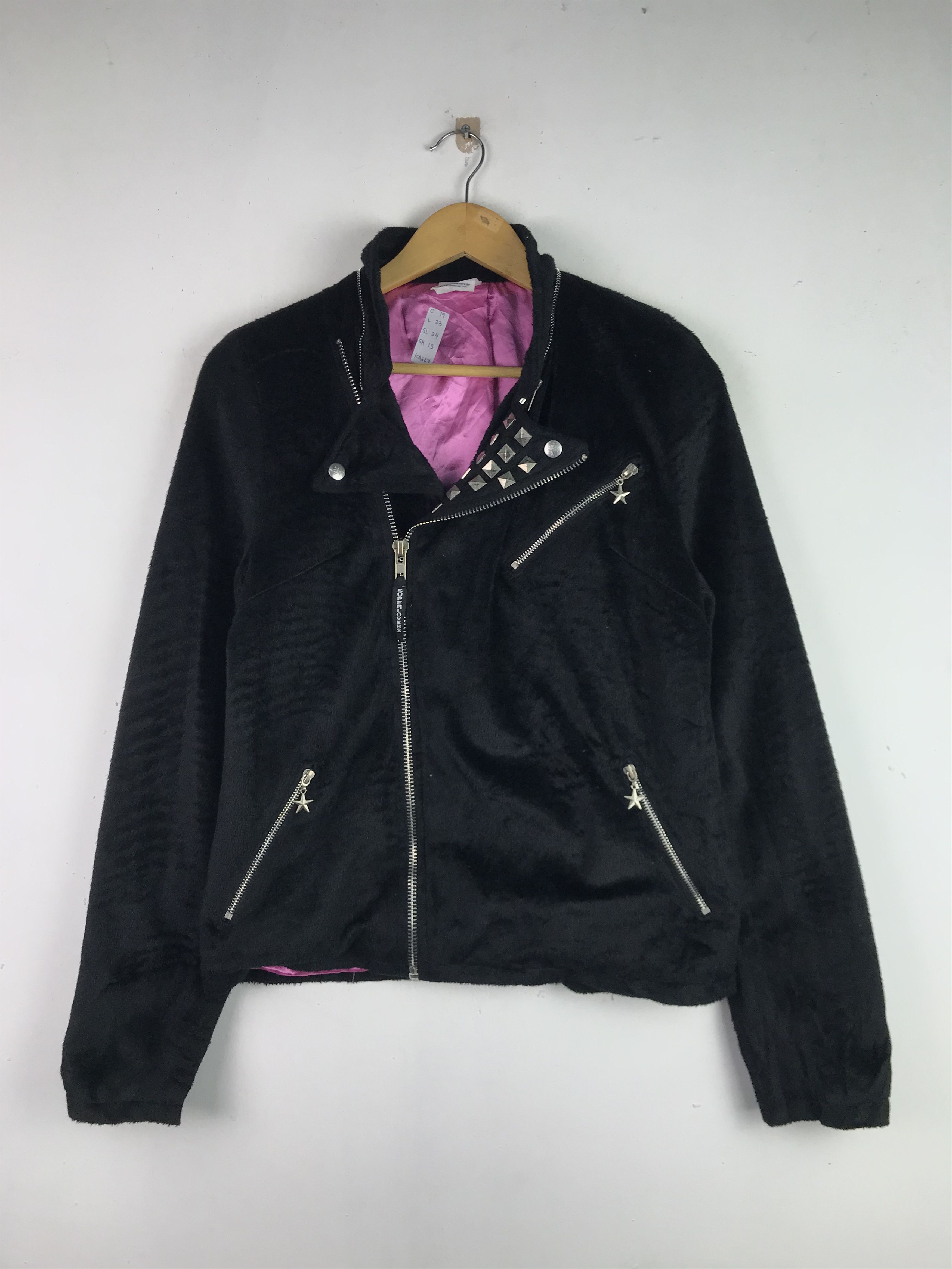 If Six Was Nine × Japanese Brand × Vintage Vintage Super Lovers Japanese Velvet Punk Jacket Size US M / EU 48-50 / 2 - 1 Thumbnail