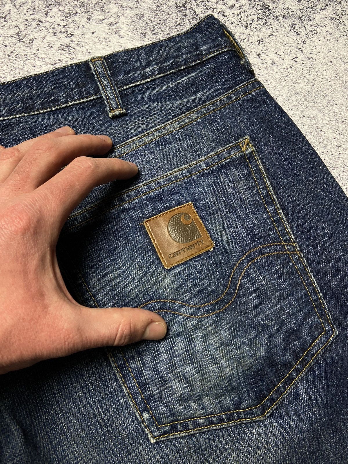 Carhartt Rare Carhartt Jeans Texas Pants Denim Work Street Style Sk8 Size US 36 / EU 52 - 4 Thumbnail