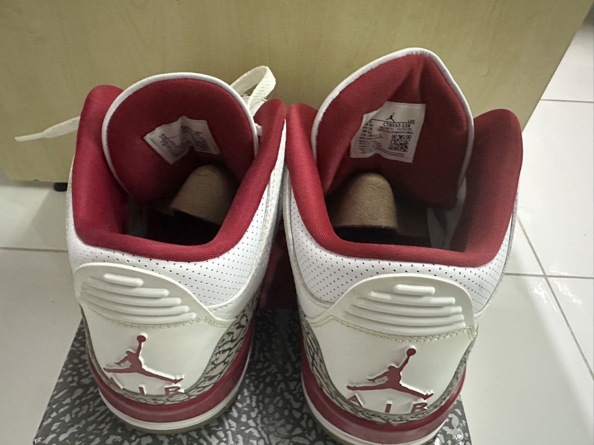 Jordan Brand × Nike Jordan 3 Retro Kardinal Red Size US 10 / EU 43 - 7 Thumbnail