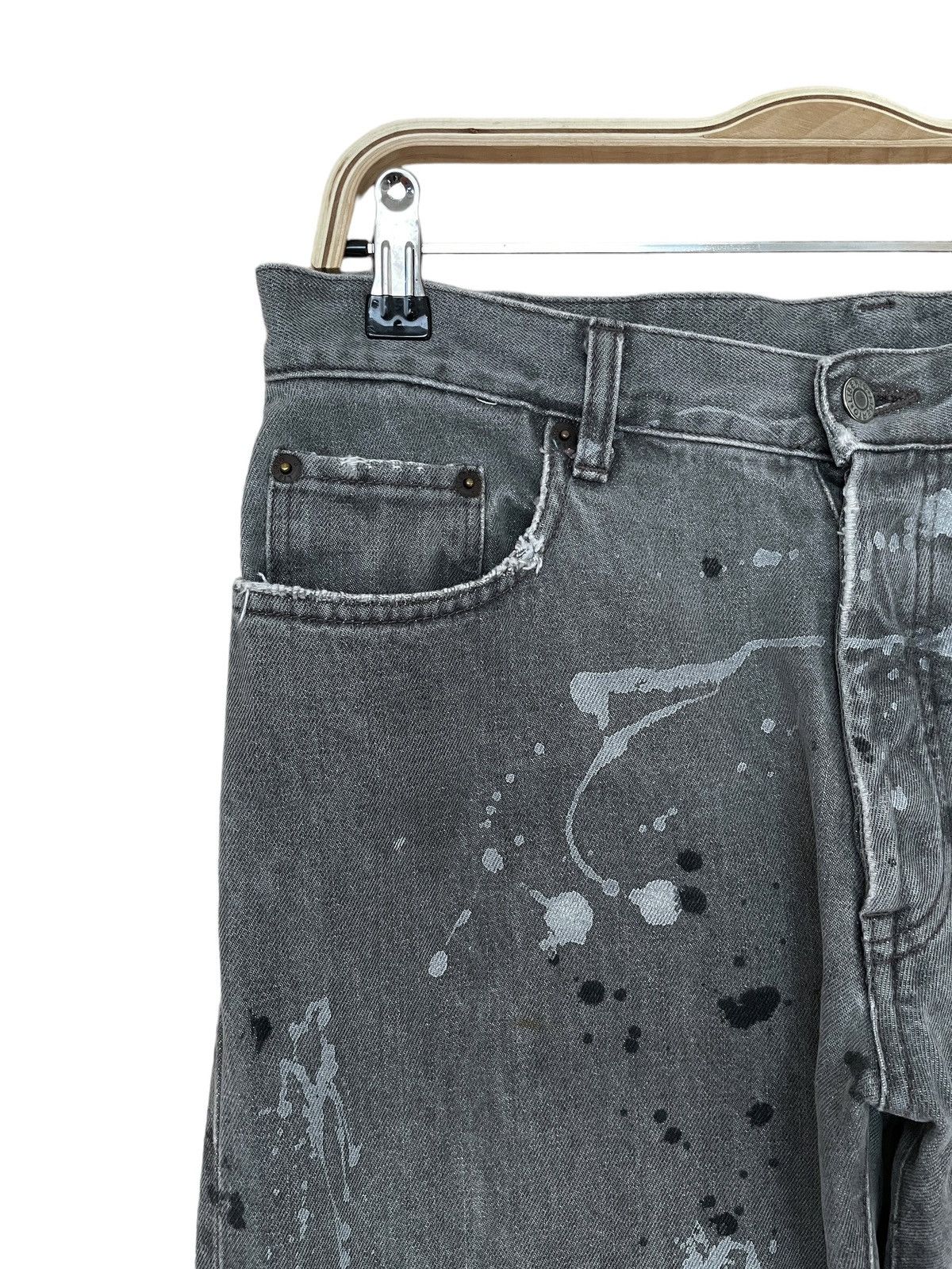 Japanese Brand Vintage Japanese Brand Liberto Painting Jeans 1990s Size US 33 - 5 Thumbnail