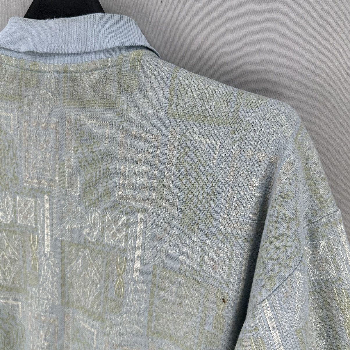 Japanese Brand Vintage 80's Knit Polo Shirt Single Pocket Size US M / EU 48-50 / 2 - 5 Thumbnail