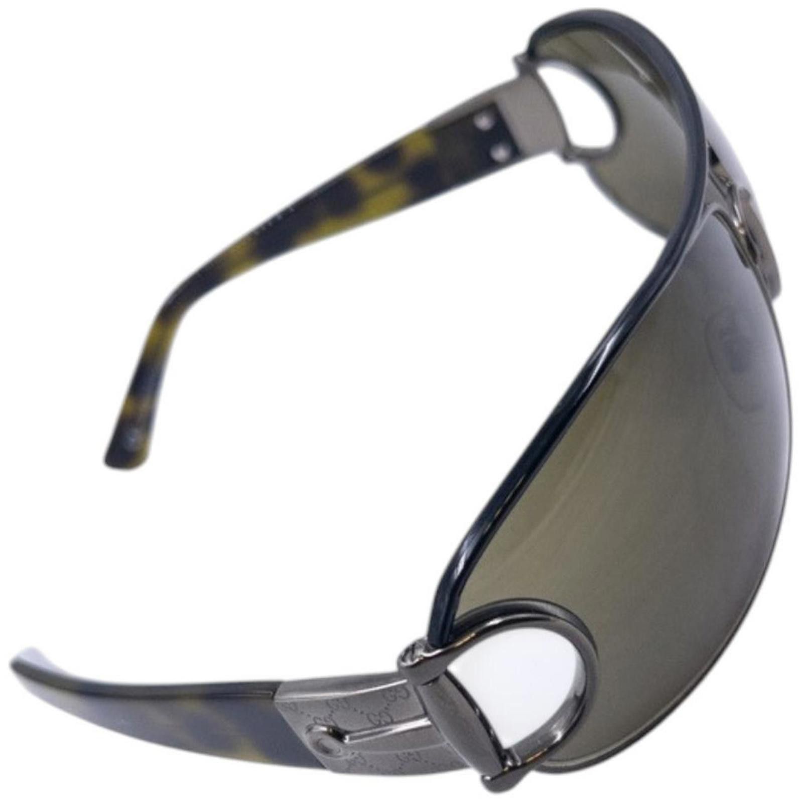 Gucci Vintage Gucci Horse Bit Tortoise Shell Monogram Sunglasses Size ONE SIZE - 4 Thumbnail