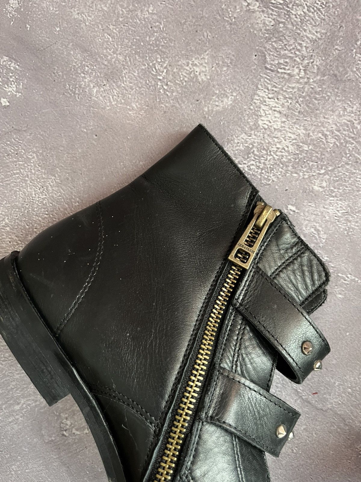 Zadig & Voltaire Zadig & Voltaire Leather Boots Black Size 39 Size US 6.5 / IT 36.5 - 5 Thumbnail