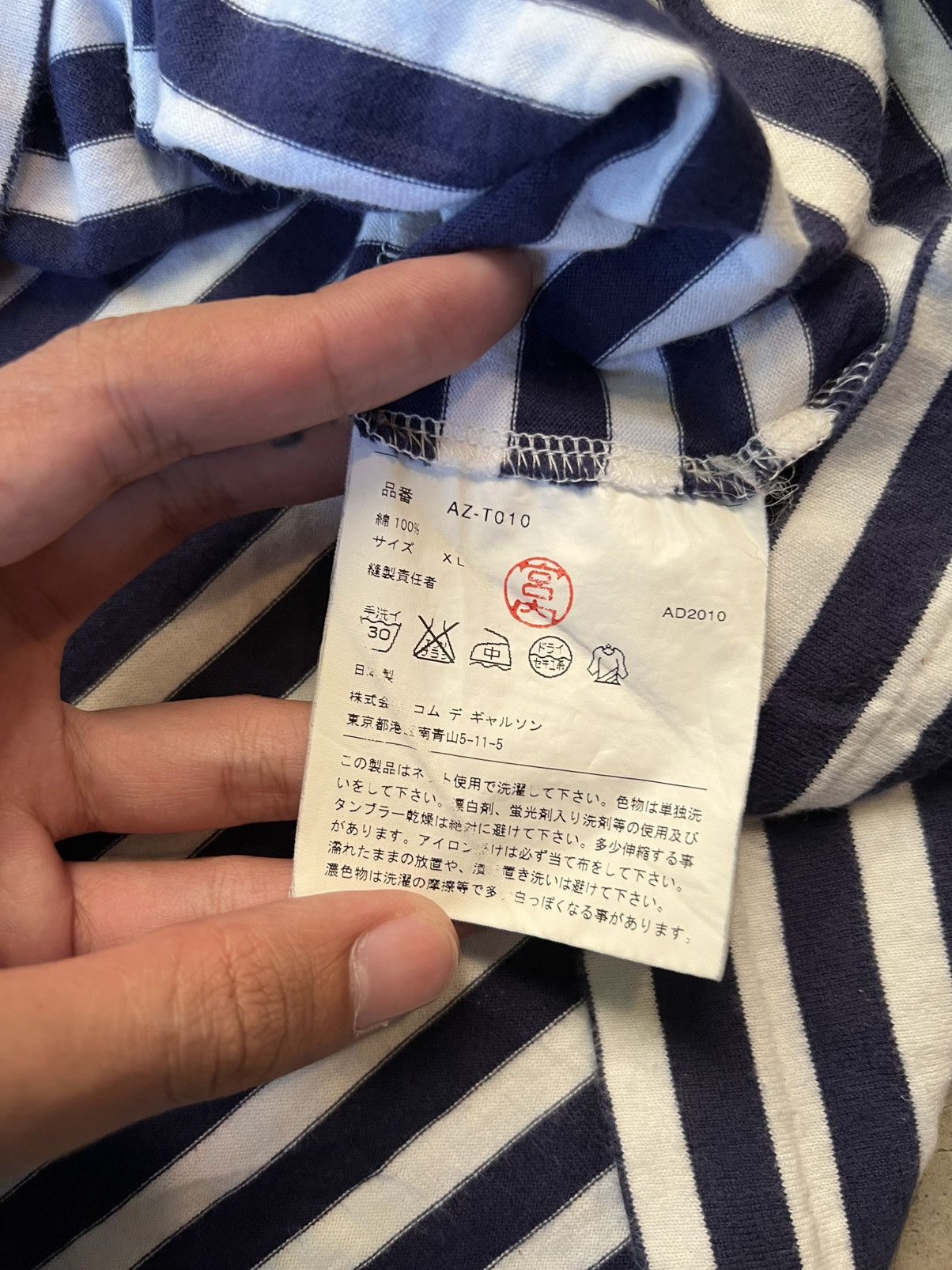 Comme des Garcons AD2010 Comme des Garcons Play Long Sleeve like Carti Size US S / EU 44-46 / 1 - 8 Thumbnail