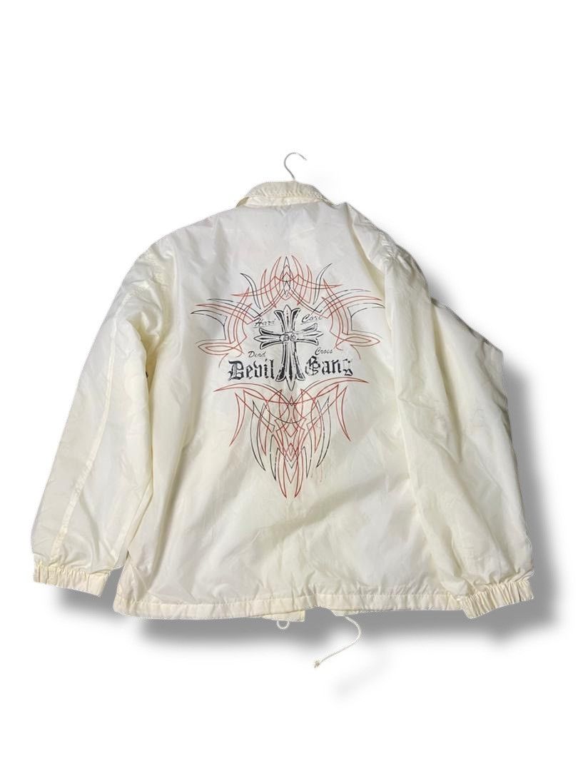 Japanese Brand Devils Gang Nylon Windbreaker Jacket (152) Size US L / EU 52-54 / 3 - 1 Thumbnail