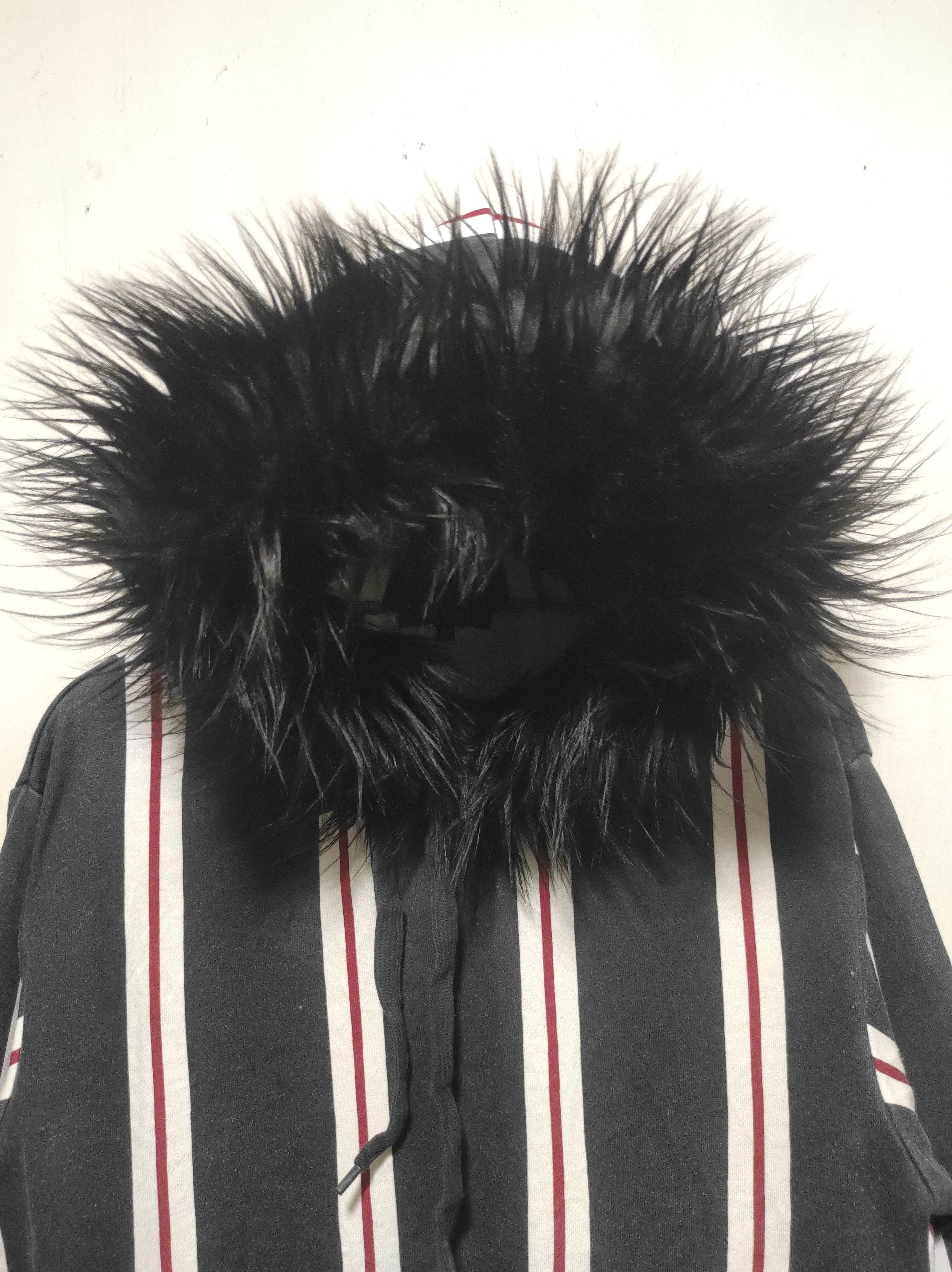 Hysteric Glamour Beno Stripe fur hoodie i6w9 LGB style Size US M / EU 48-50 / 2 - 3 Thumbnail