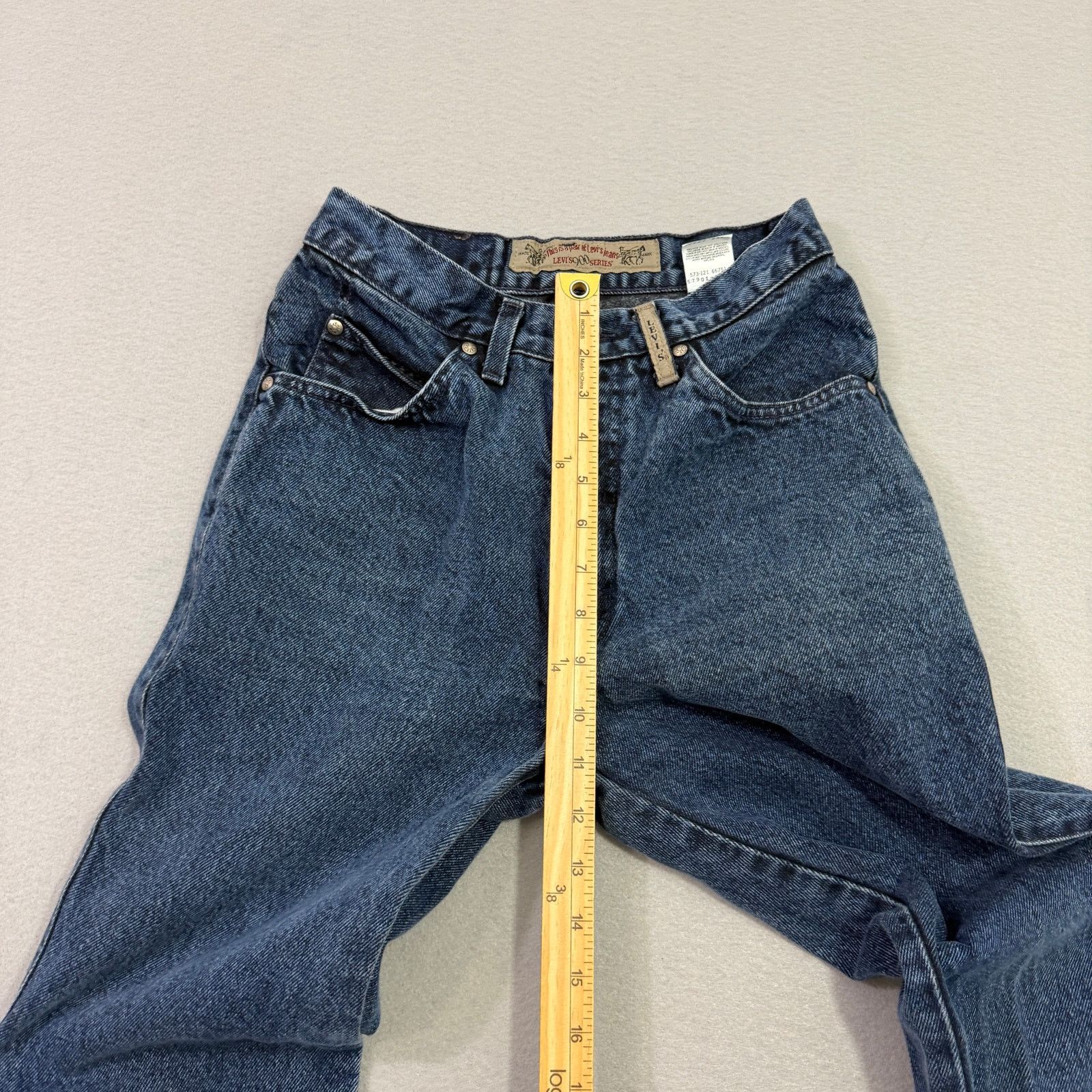 Vintage Vintage Levis 900 Jeans Women's 7 (26x32) Blue Mom High Rise Size 26" / US 2 / IT 38 - 8 Thumbnail