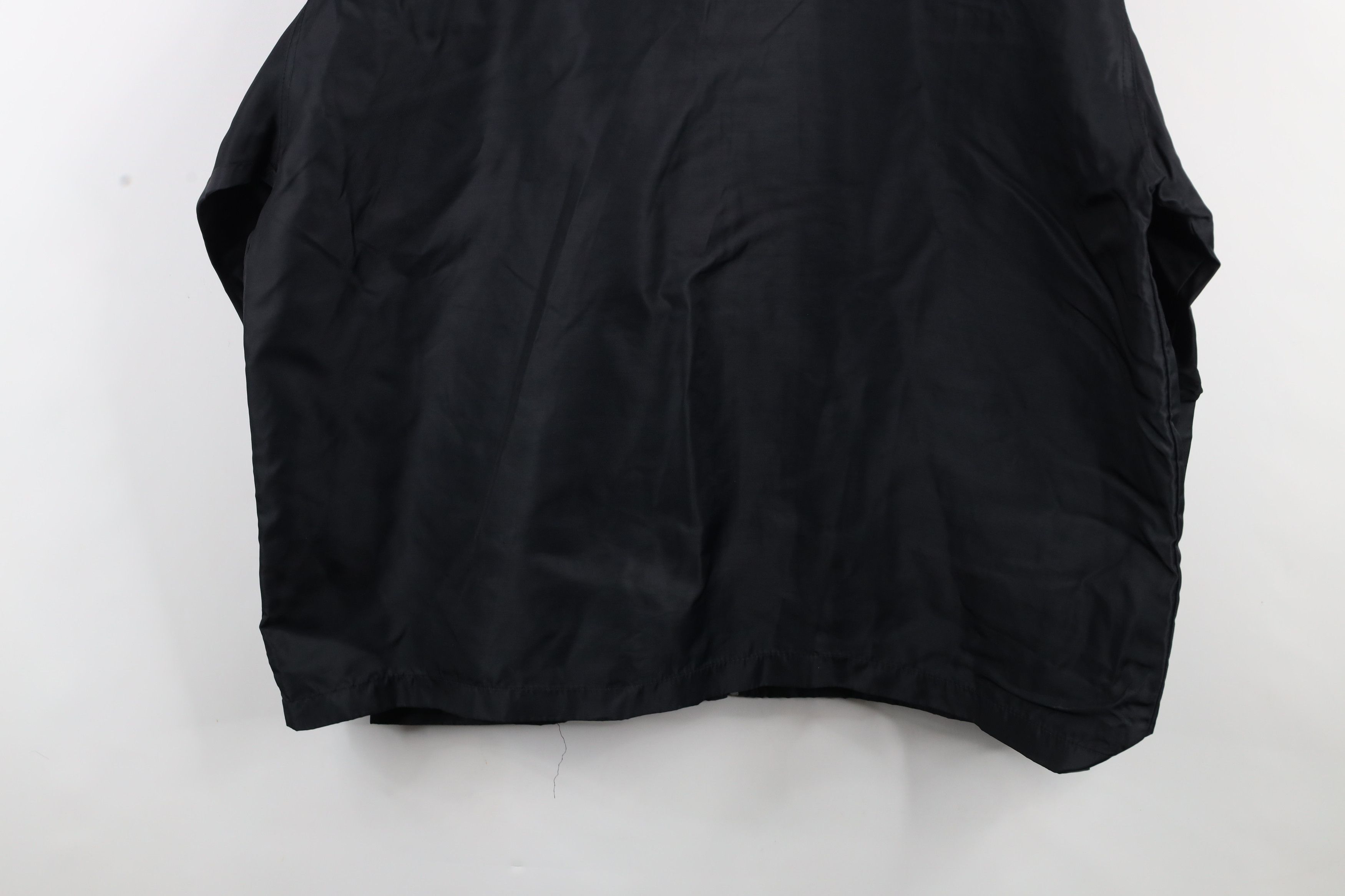 Vintage Vintage 90s Streetwear Blank Windbreaker Bomber Jacket Black Size US XL / EU 56 / 4 - 14 Thumbnail