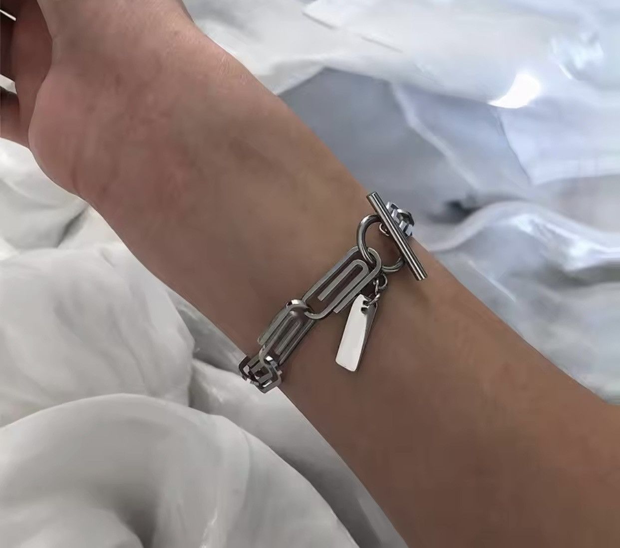 Jewelry × Vintage Paper Clip Bracelet Size ONE SIZE - 3 Thumbnail
