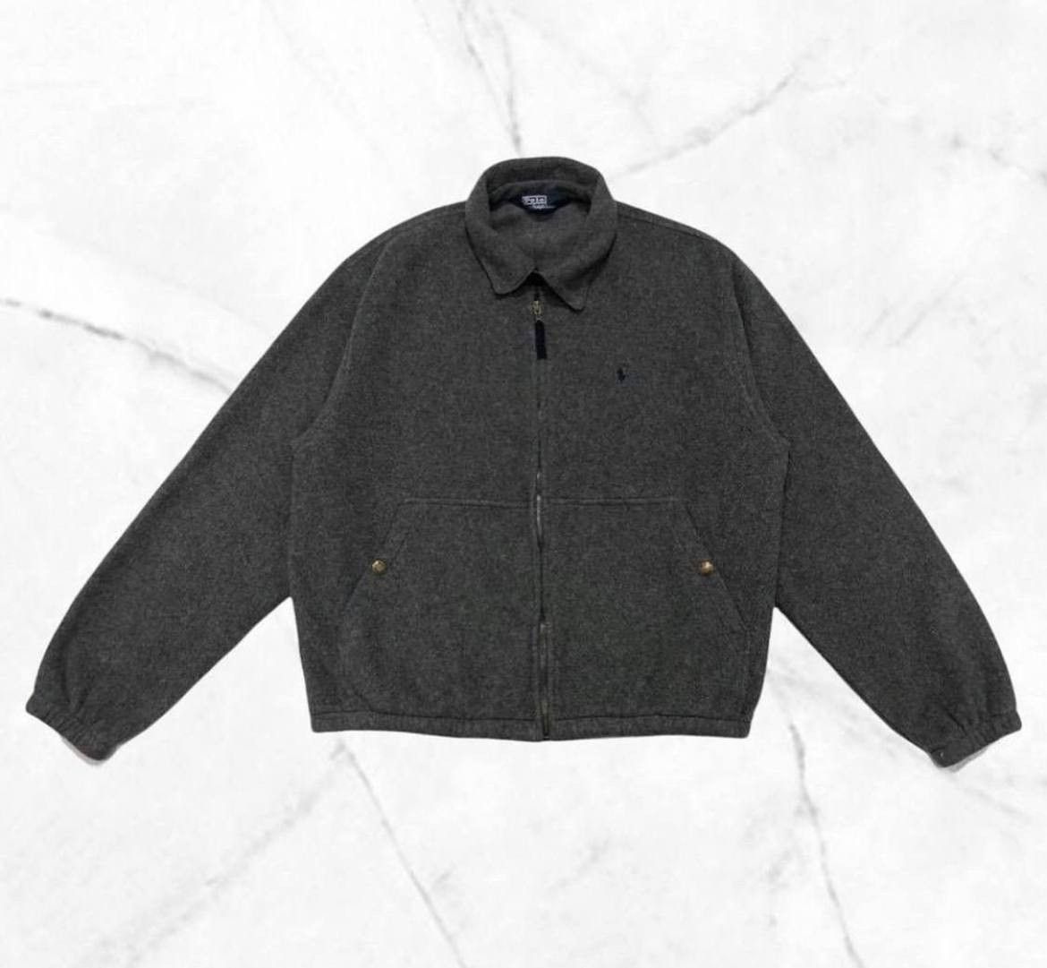 90s美品polo by ralph laurenjacket 90's Fleece Vintage Polo Ralph Lauren Jacket Full Zip