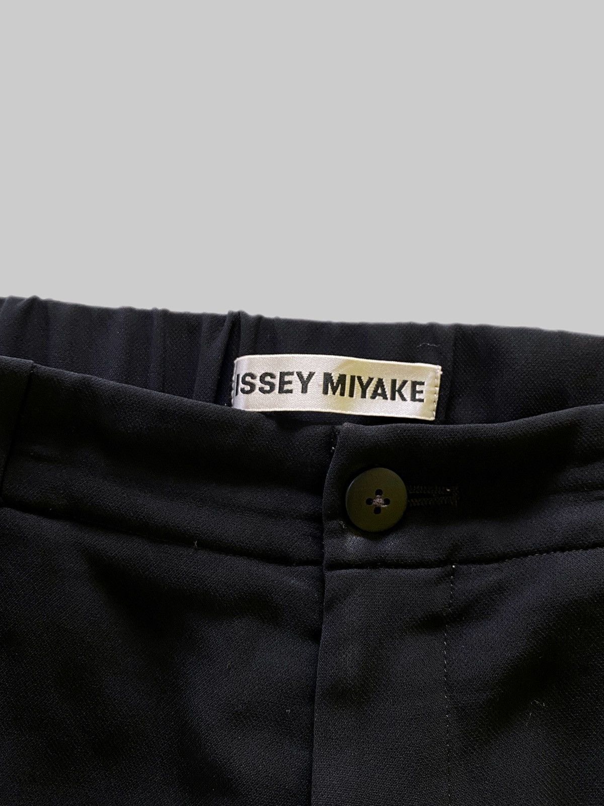 Issey Miyake AW2005 Issey Miyake Stretchable Waist Wool Pants Size US 30 / EU 46 - 2 Thumbnail