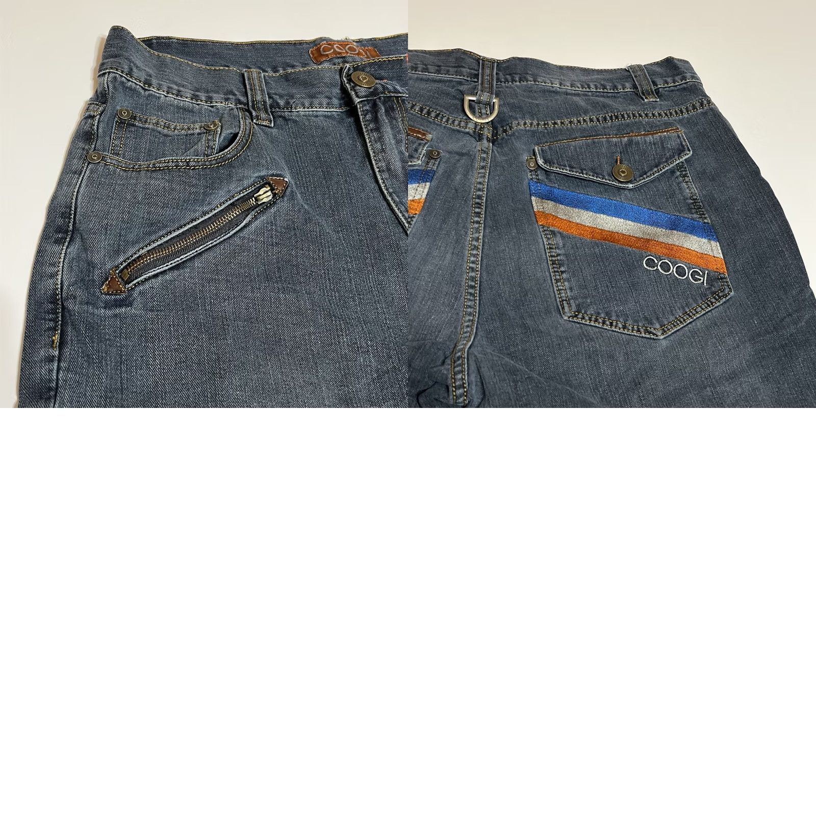 Coogi VINTAGE COOGI Denim Blue Embroidered Urban Y2K Dark Wash Shorts 36 Regular Mens Size US 36 / EU 52 - 8 Thumbnail