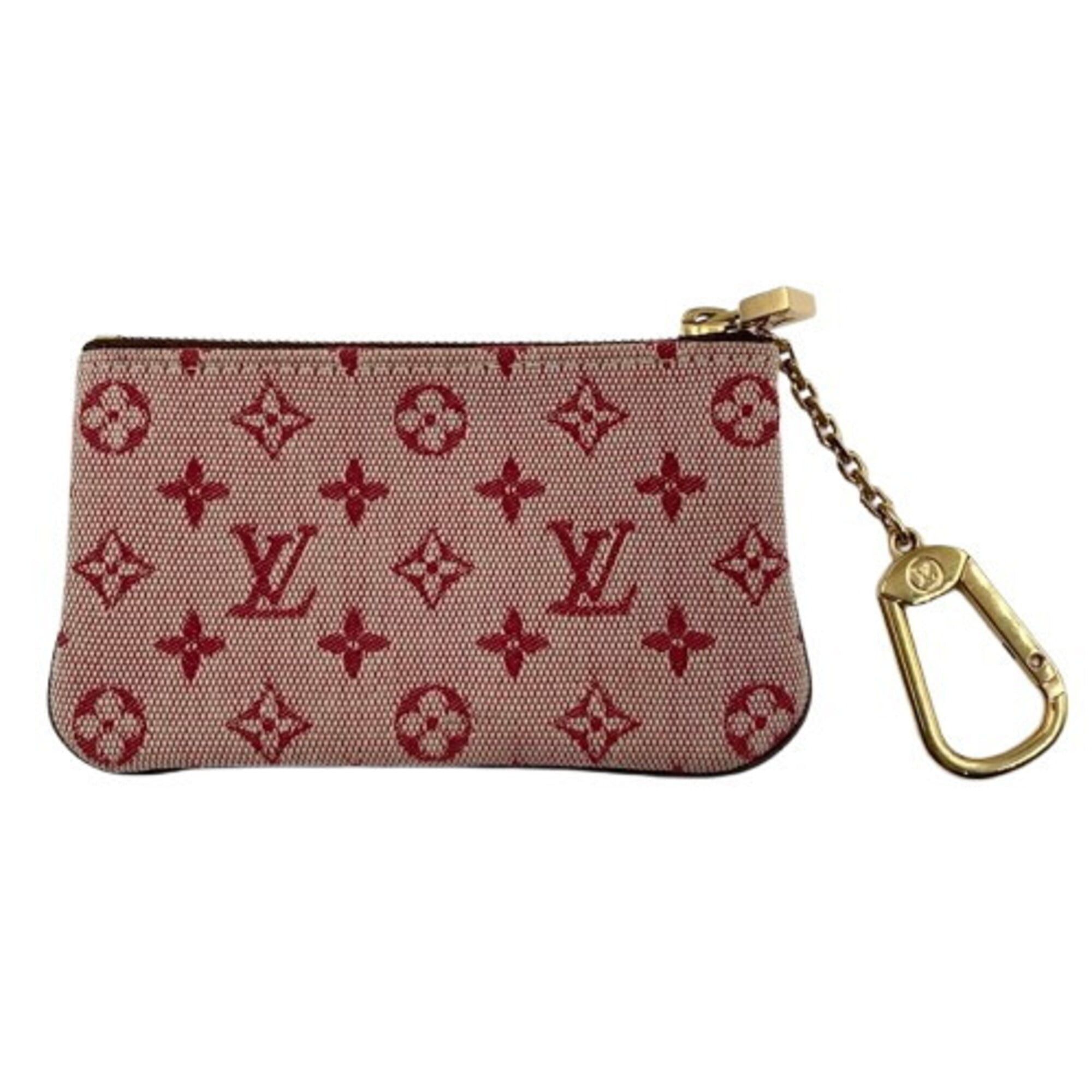 Louis Vuitton Louis Vuitton Pochette Clé Monogram Mini Lin M92237 Wallet Size ONE SIZE - 1 Thumbnail