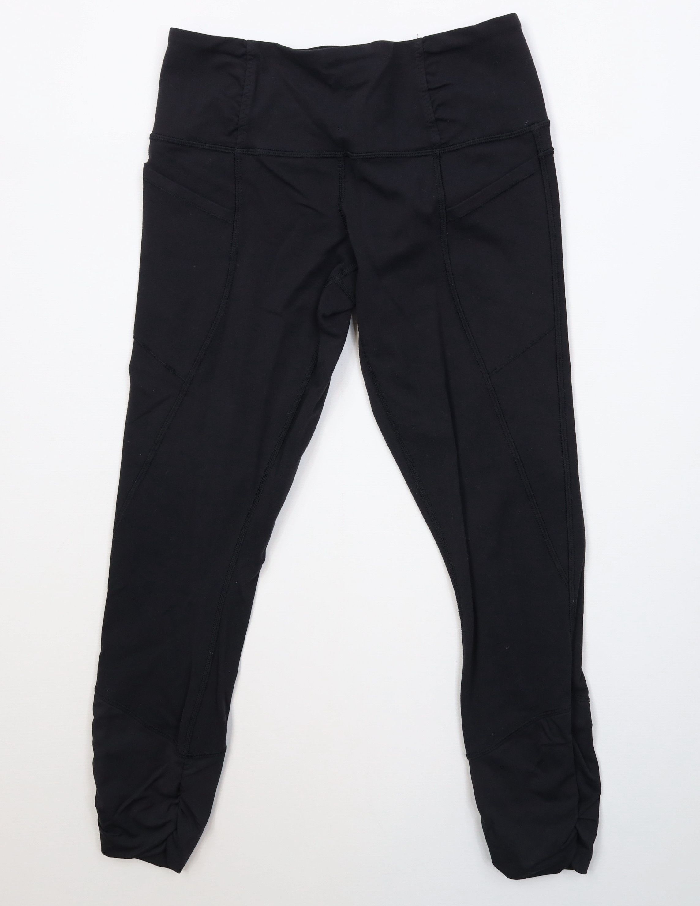 Lululemon Lululemon Cropped Speed Gym Training Tights Yoga Pants Black Size 27" / US 4 / IT 40 - 1 Thumbnail