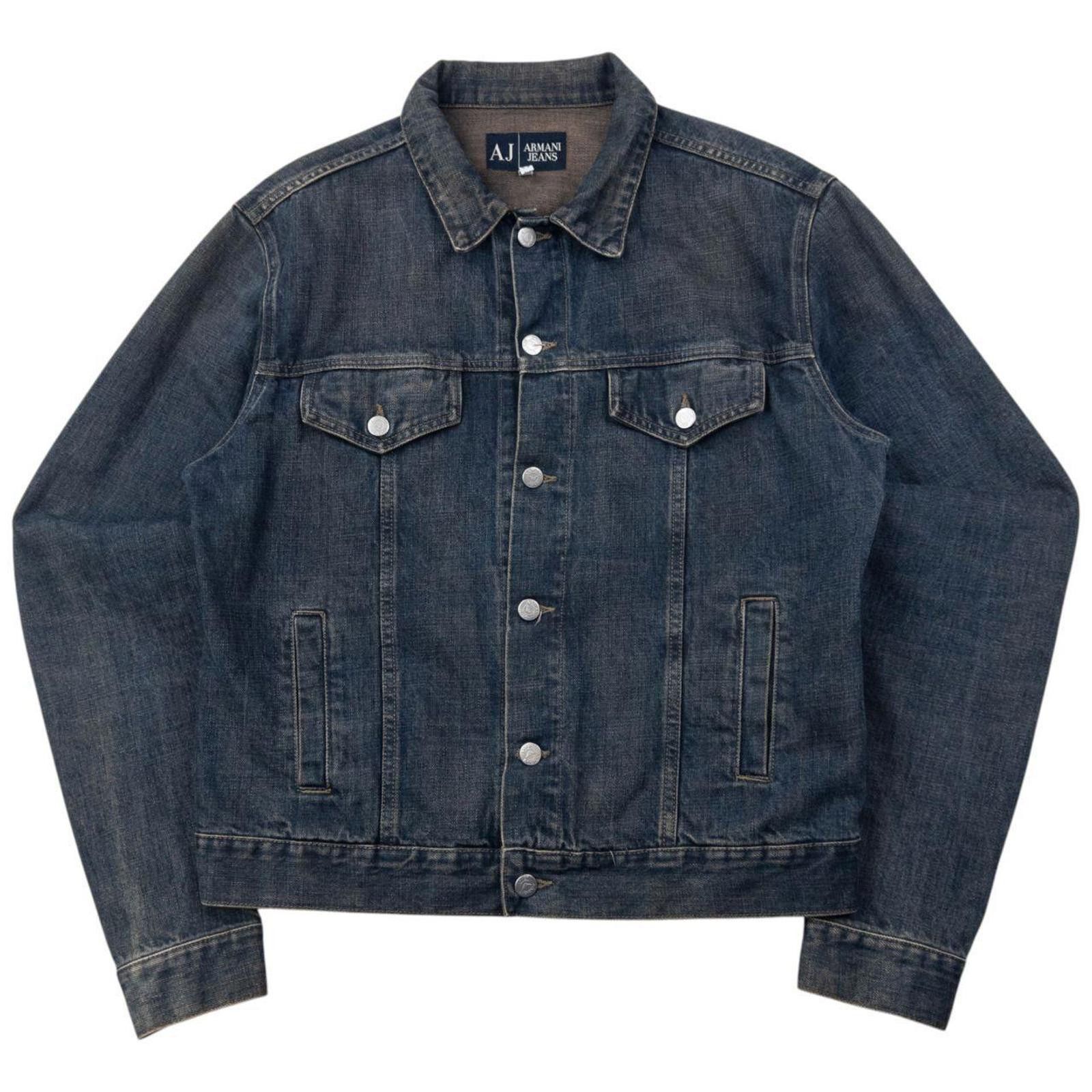 Other Vintage Armani Jeans Super Toppa Button Up Denim Jacket S Size US S / EU 44-46 / 1 - 1 Thumbnail