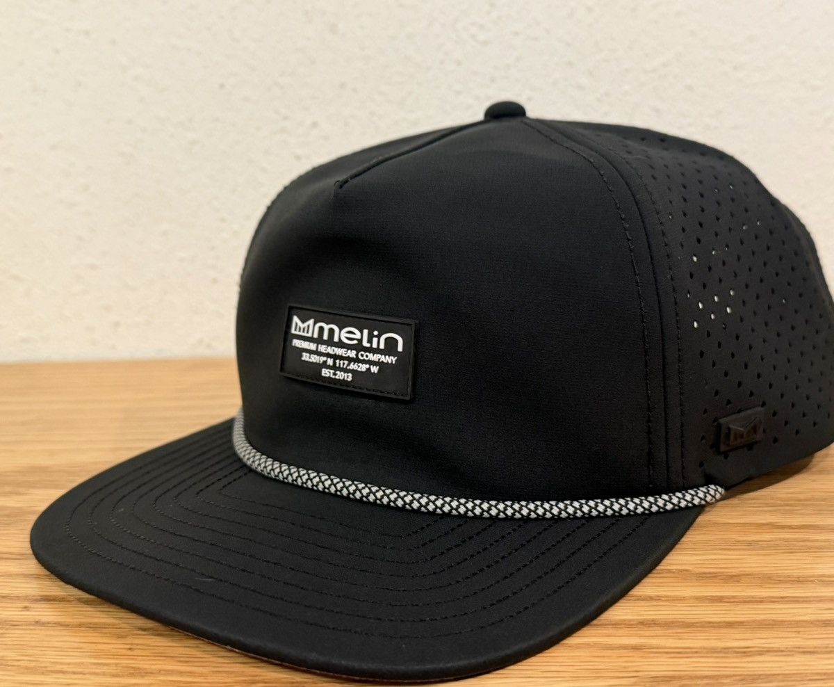 melin Melin Coronado Hydro Black Snapback Rope Hat XL Adjustable Size ONE SIZE - 1 Thumbnail