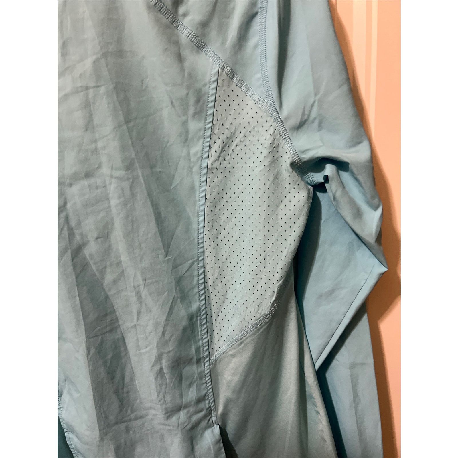 Champion Long Sleeve Full Zip Pullover Light Blue Jacket Pockets Size M / US 6-8 / IT 42-44 - 14 Thumbnail