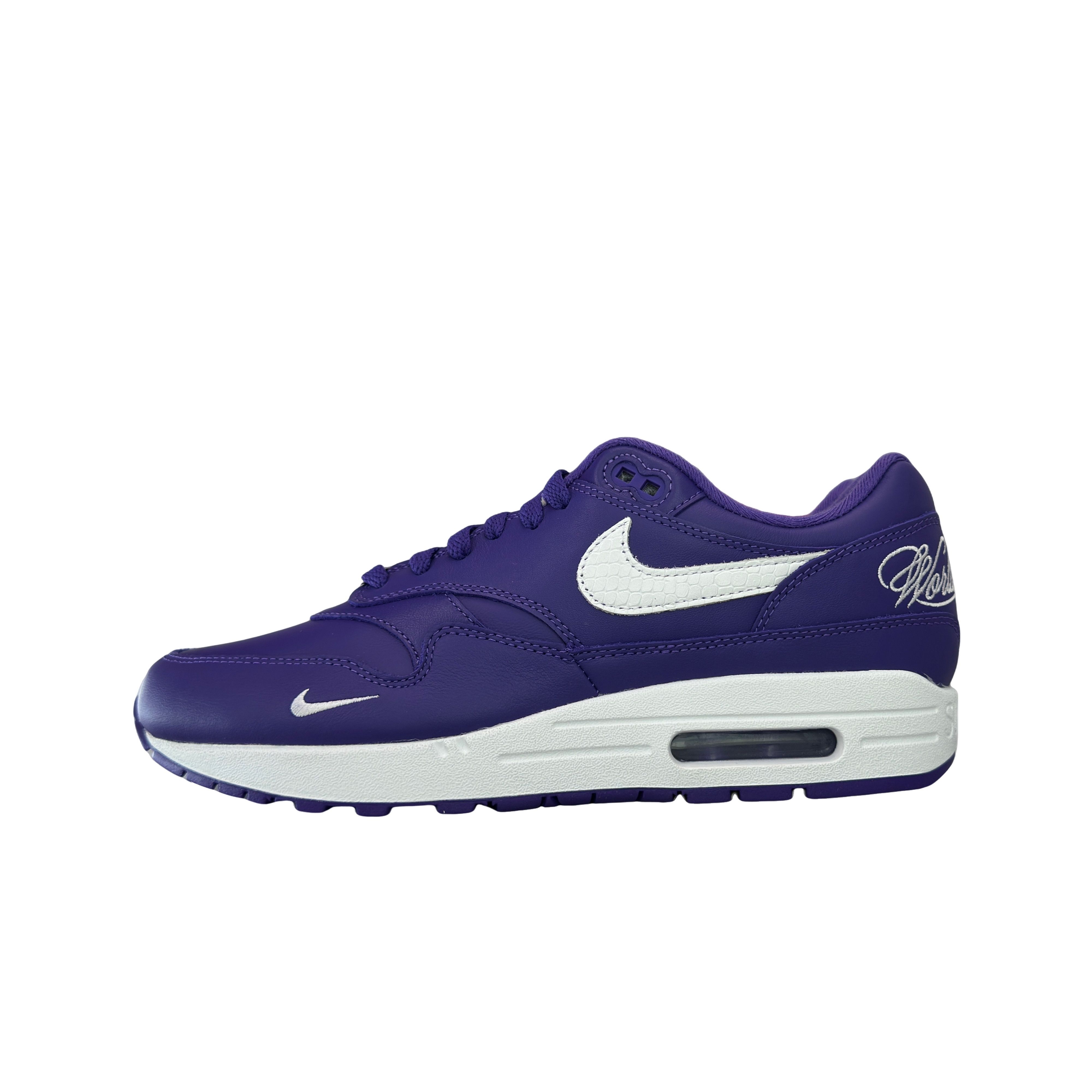 Nike Supreme x Nike Varsity Purple Air Max 1 Size 8.5 Size US 9 / EU 42 - 1 Thumbnail