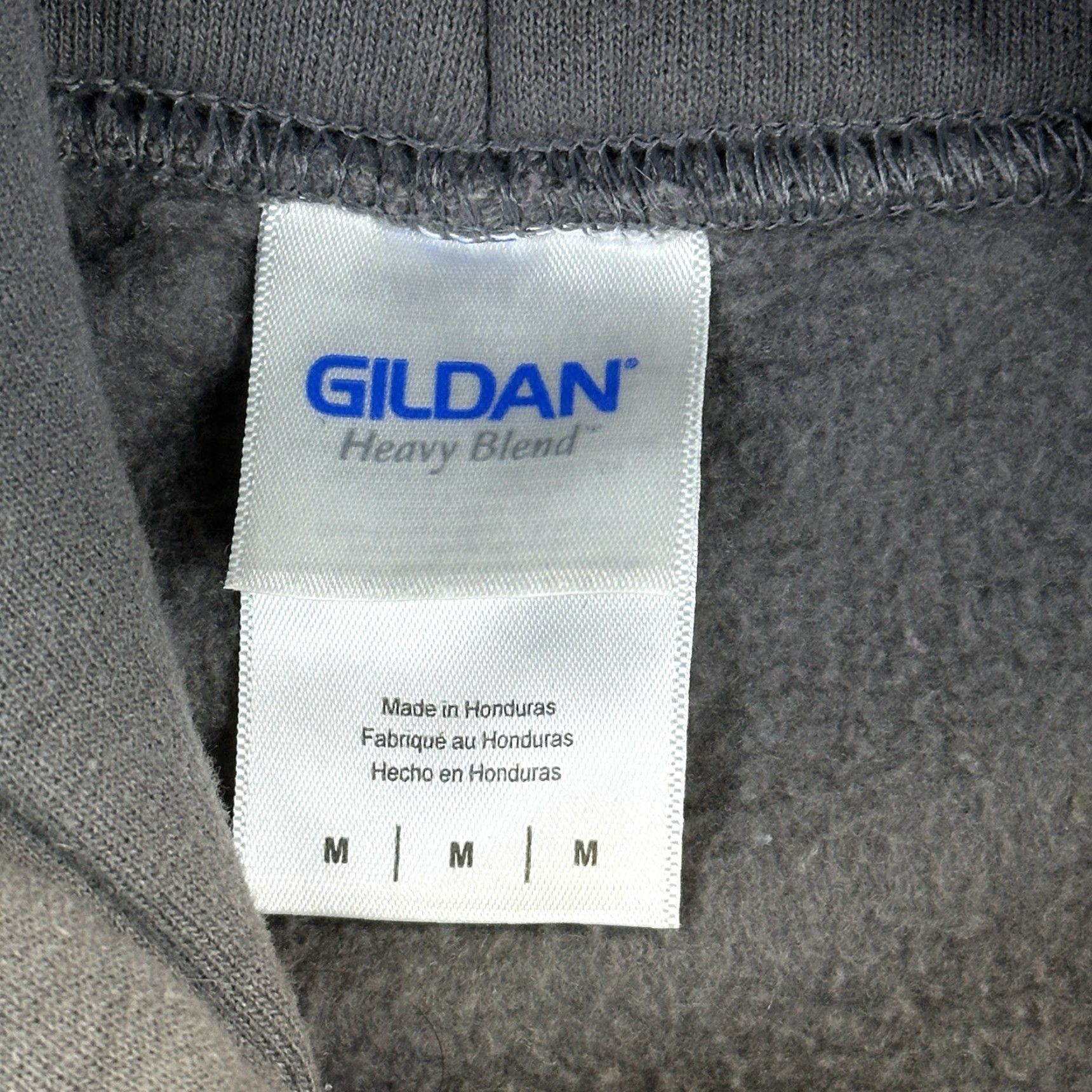Gildan VINTAGE John Deere Hoodie Mens Medium Gray Big Logo Spell Out Pullover Y2K Size US M / EU 48-50 / 2 - 5 Thumbnail