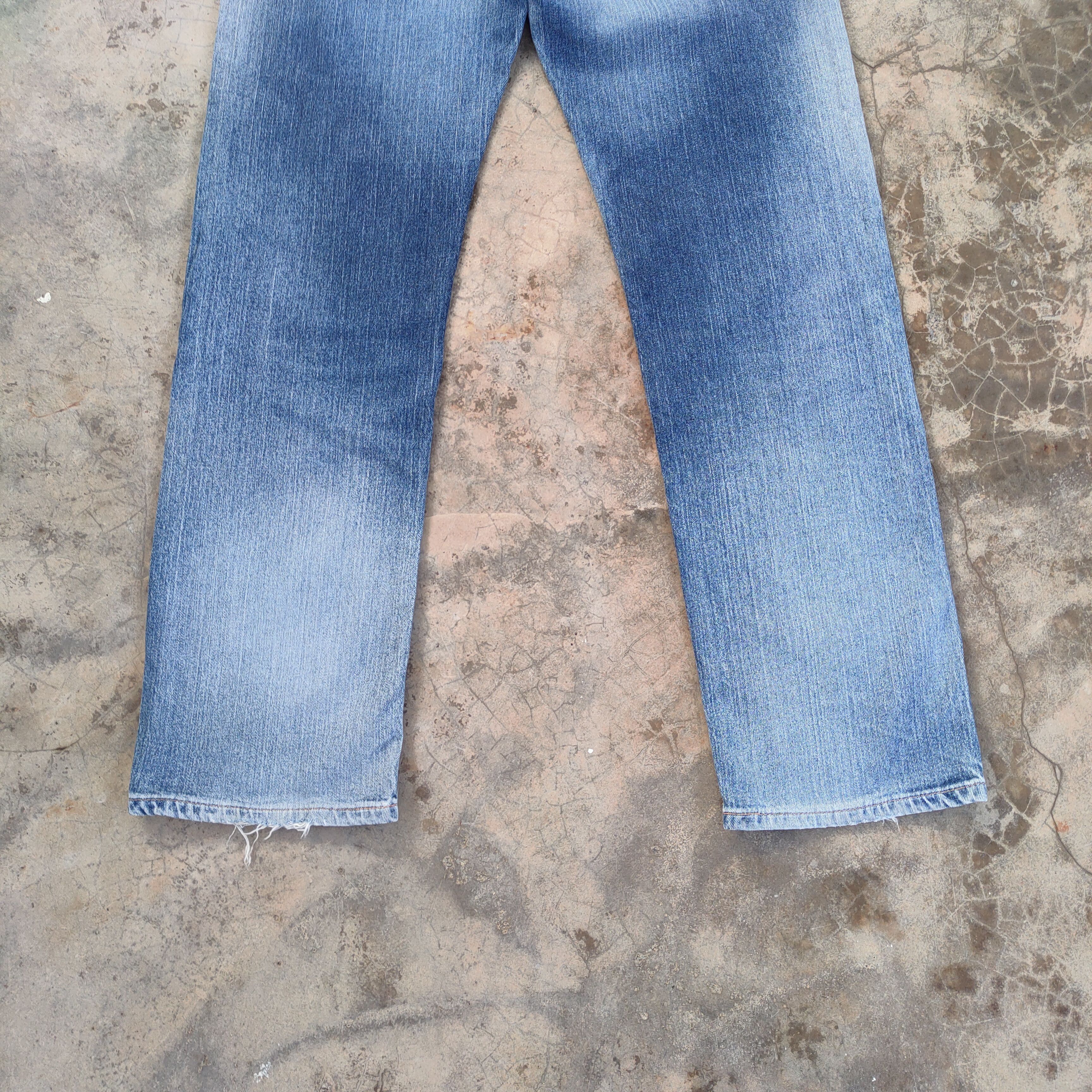 Edwin W33×33 VINTAGE EDWIN FADED DISTRESSED DENIM JEAN PANTS Size US 33 - 9 Thumbnail