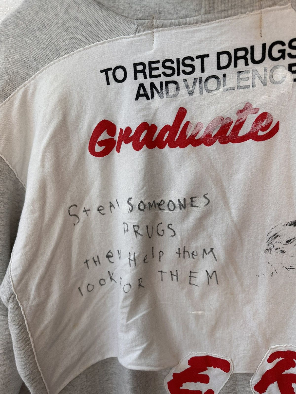 Enfants Riches Deprimes ERD 1 of 5 HAND DRAWN DRUGS DARE HOODIE M-XL Size US M / EU 48-50 / 2 - 6 Thumbnail