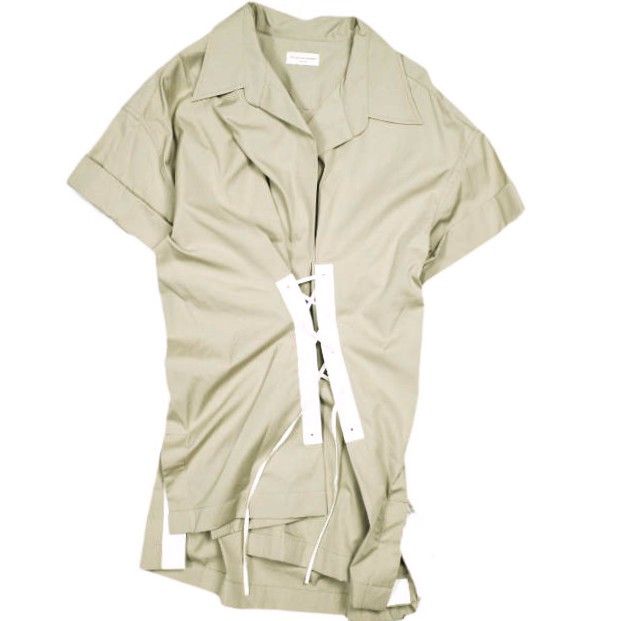 Dries Van Noten Dries Van Noten Dries Van Noten CLICK 8329 W.W.SHIRT Cotton Shirt Textile Tops 241-010752-8329-101 DUTY FREE for USA Size ONE SIZE - 1 Thumbnail