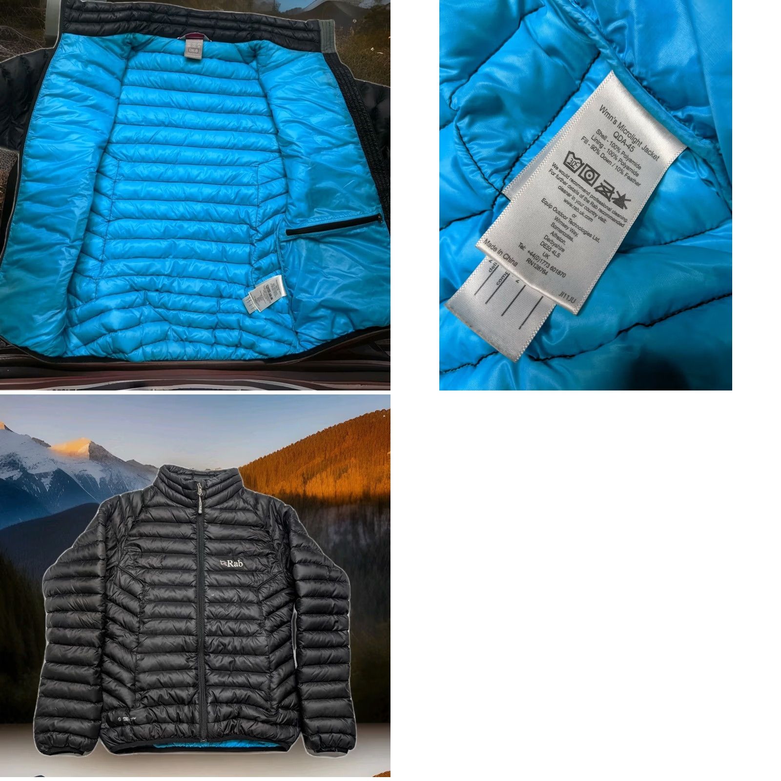 Rab Nike Rab Pertex Microlight Down Jacket Womens XS Black Puffer Ski Jacket Womens XS Black Rab Microlight Alpine Jacket Size XS / US 0-2 / IT 36-38 - 8 Thumbnail