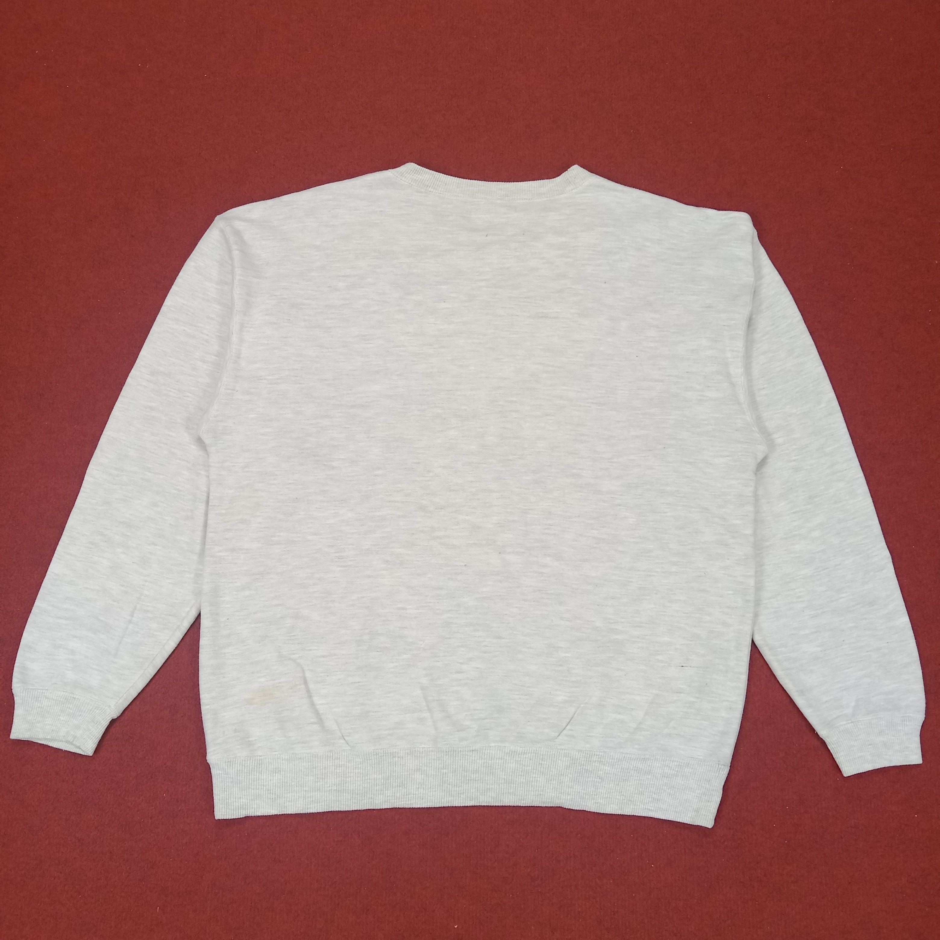 Gianni Valentino × Valentino × Vintage Gianni Valentino Center Logo Spell Out Design Sweatshirt Size US L / EU 52-54 / 3 - 3 Thumbnail