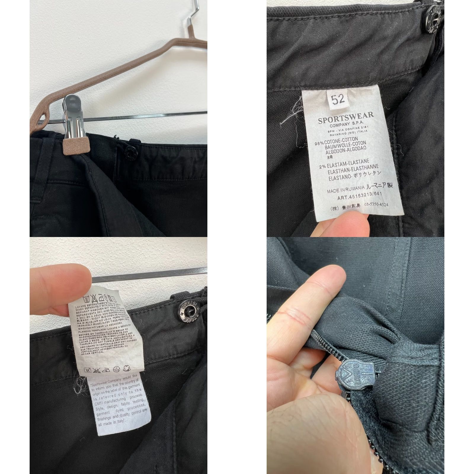 Stone Island Stone Island Pants Trousers Sportswear Vintage Size 52 Black Men Pants Size US 36 / EU 52 - 9 Thumbnail
