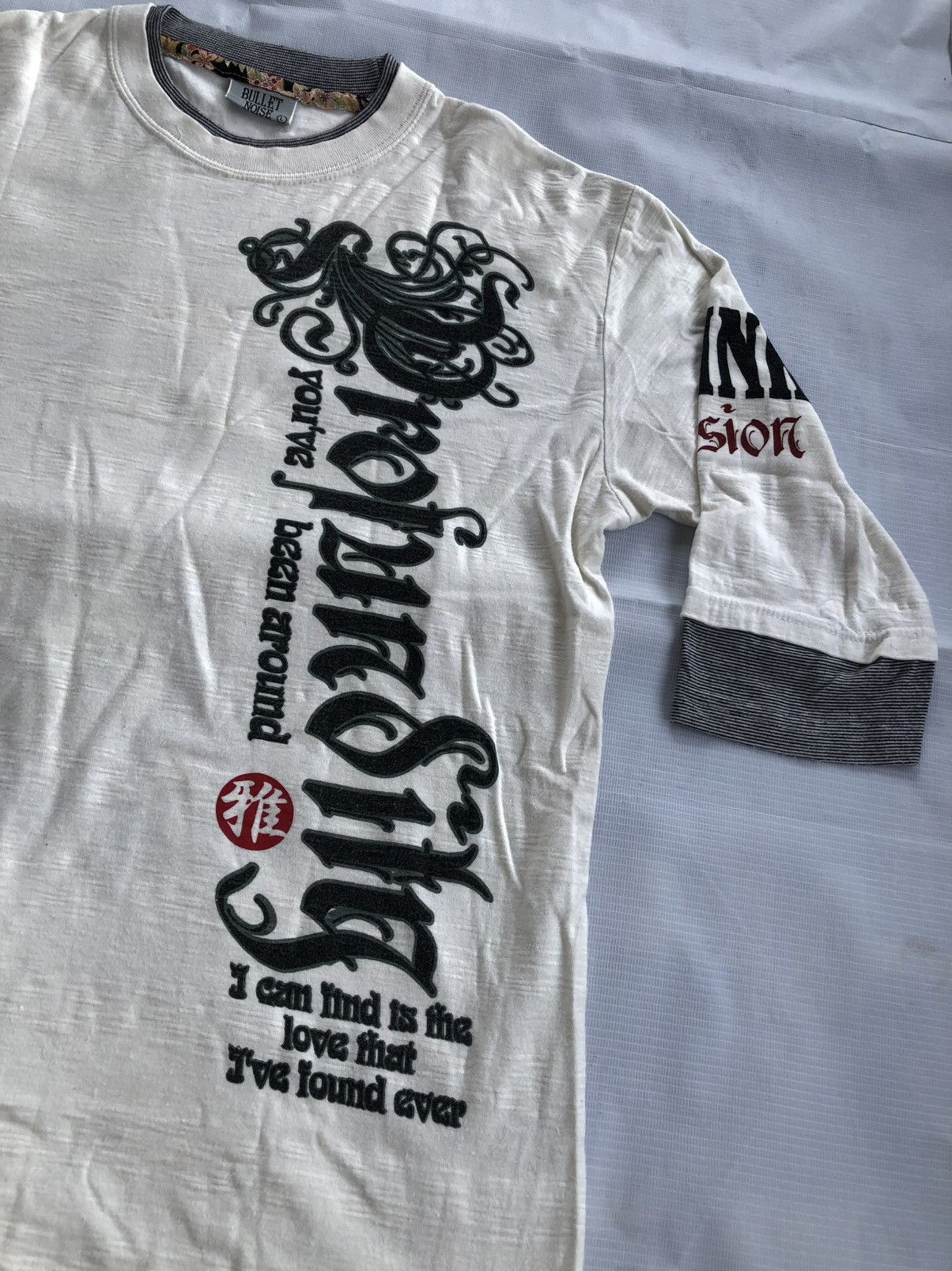 Bullet Noise Bullet Noise girl notorious & Rejecting japaness brand tees Size US L / EU 52-54 / 3 - 2 Thumbnail
