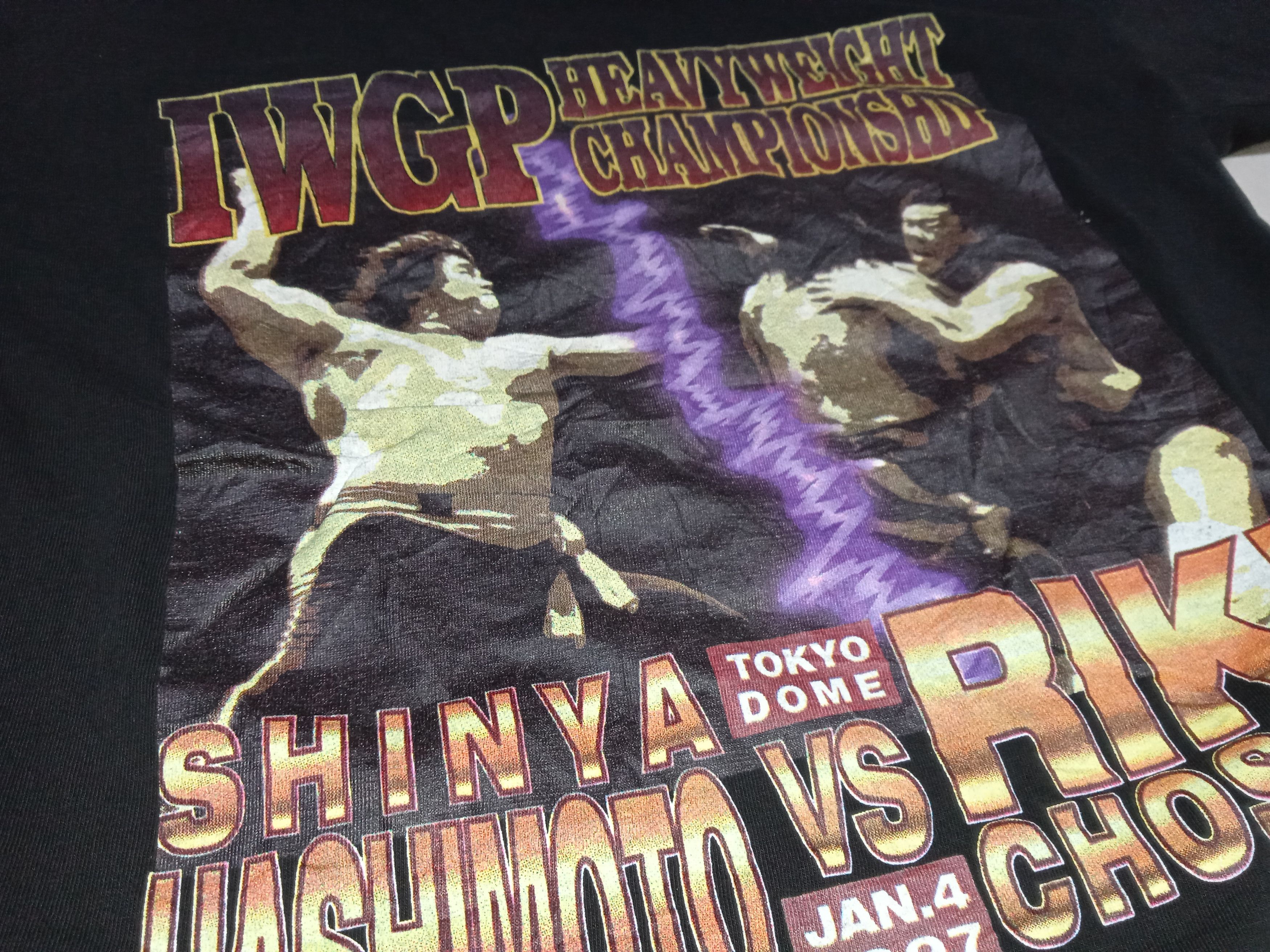 Other Vintage 90s NJPW Hashimoto vs Chosu 1998 T-Shirt Puroresu Size US L / EU 52-54 / 3 - 4 Thumbnail
