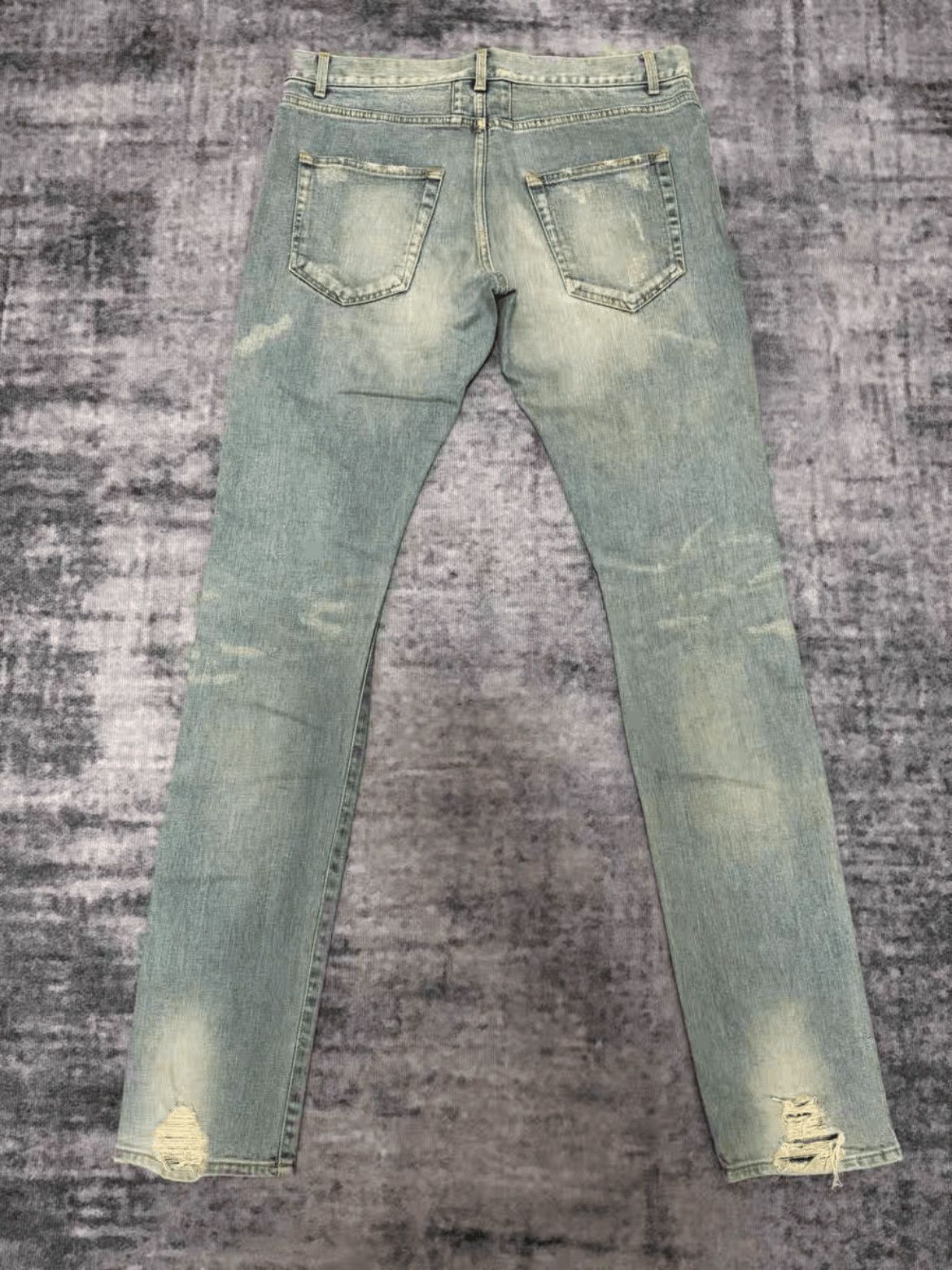 Saint Laurent Paris Saint Laurent Paris by Hedi 14SS Distressed D02 Denim Size US 32 / EU 48 - 2 Thumbnail