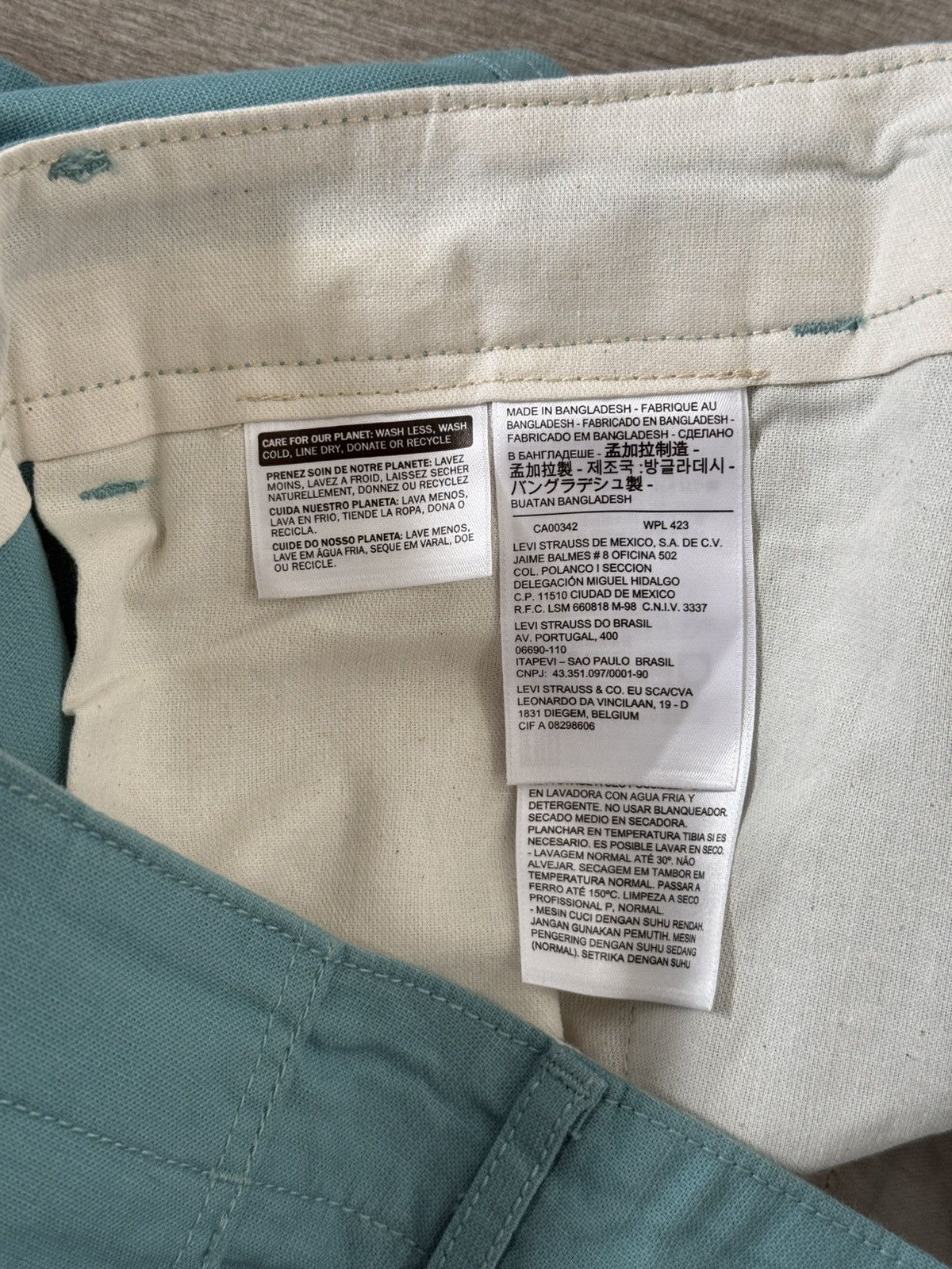 Levi's Men's Levi's 502 Regular Taper Fit Light Blue Shorts Size 36 Size US 36 / EU 52 - 5 Thumbnail