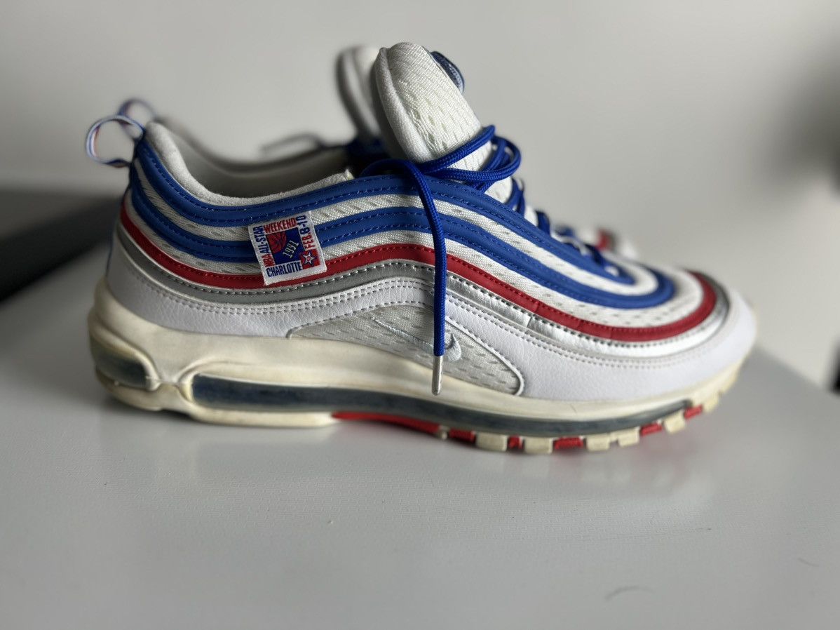 Nike Nike AM97 "Game Royal" NBA All-Star Weekend Charlotte 1991 Size US 12 / EU 45 - 2 Thumbnail