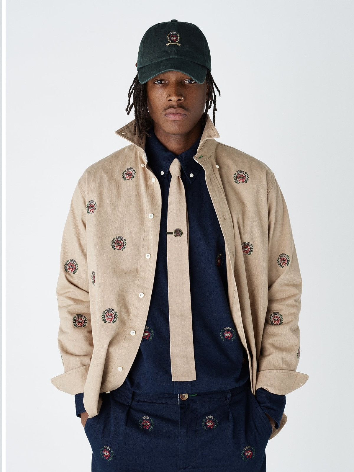 Kith × Tommy Hilfiger Kith X Tommy Hilfiger FW18 Lookbook Green Hat Size ONE SIZE - 3 Thumbnail
