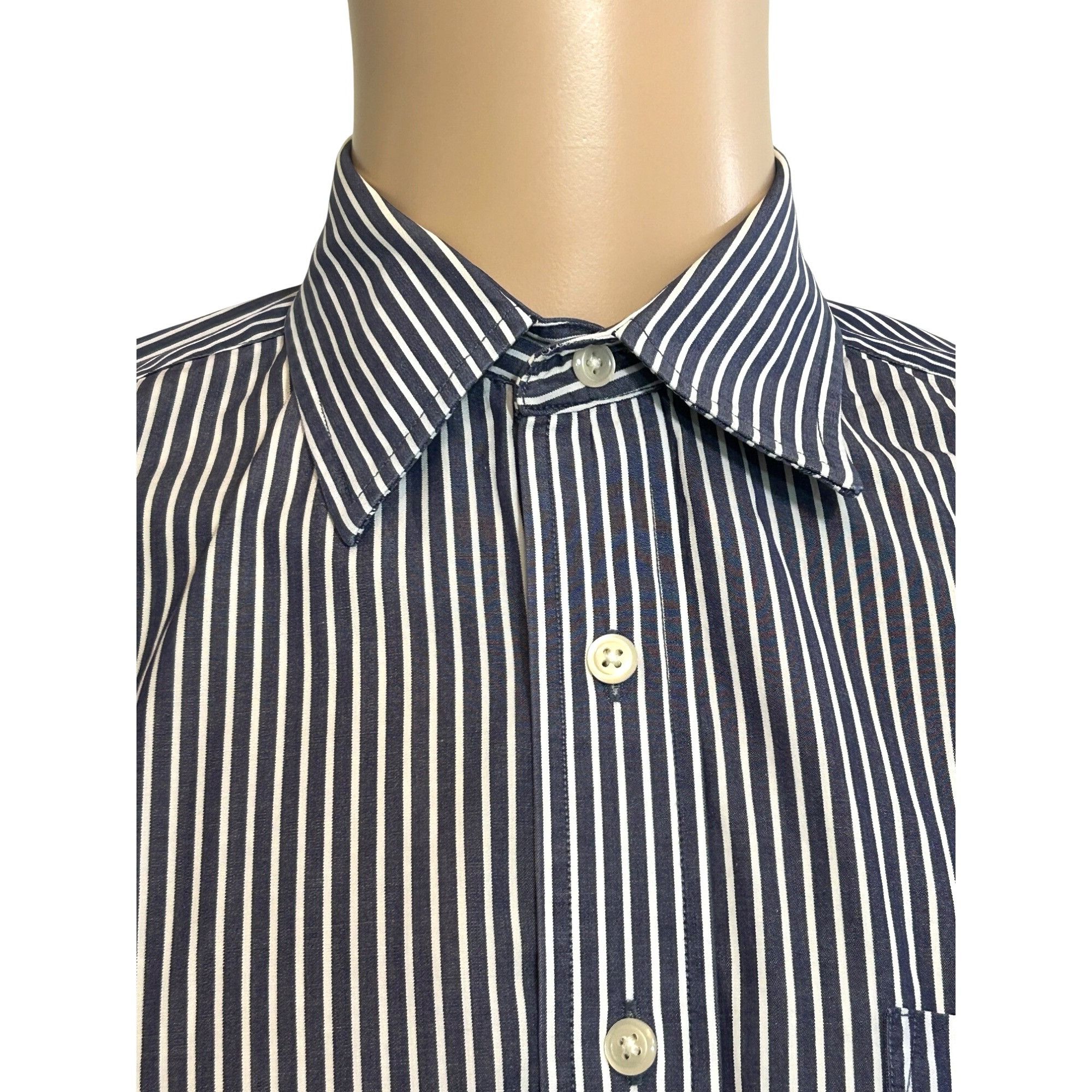 Gap Gap Men’s Fitted Button Down Shirt M 15-15.5 Long Sleeve Poi Size US M / EU 48-50 / 2 - 2 Thumbnail