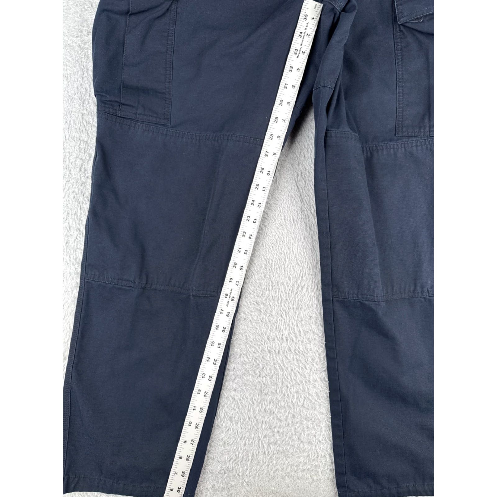 Vintage 5.11 Tactical Pants Mens Large Blue Cargo Rip-Stop Fabric Double Knee Gusset 31" Size US 33 - 7 Thumbnail