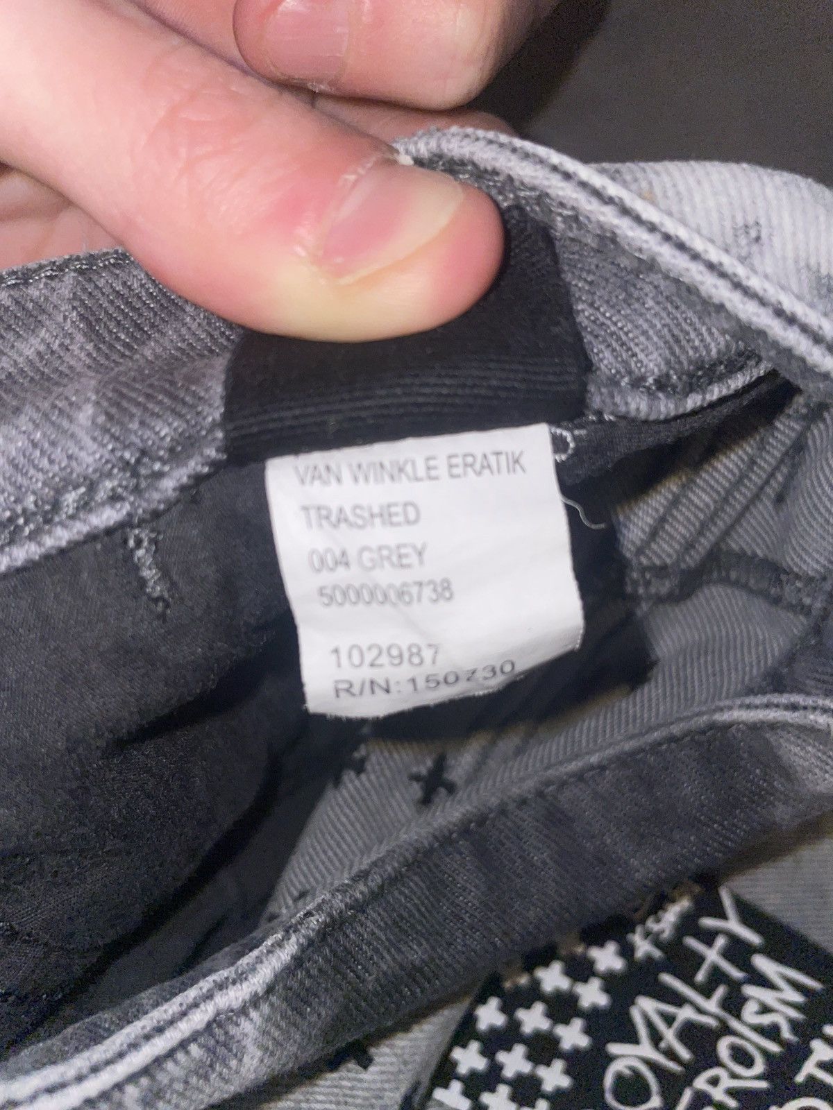 Ksubi Ksubi Gray Van Winkle Eratik Trashed Men’s Size 31 Size US 31 - 7 Thumbnail