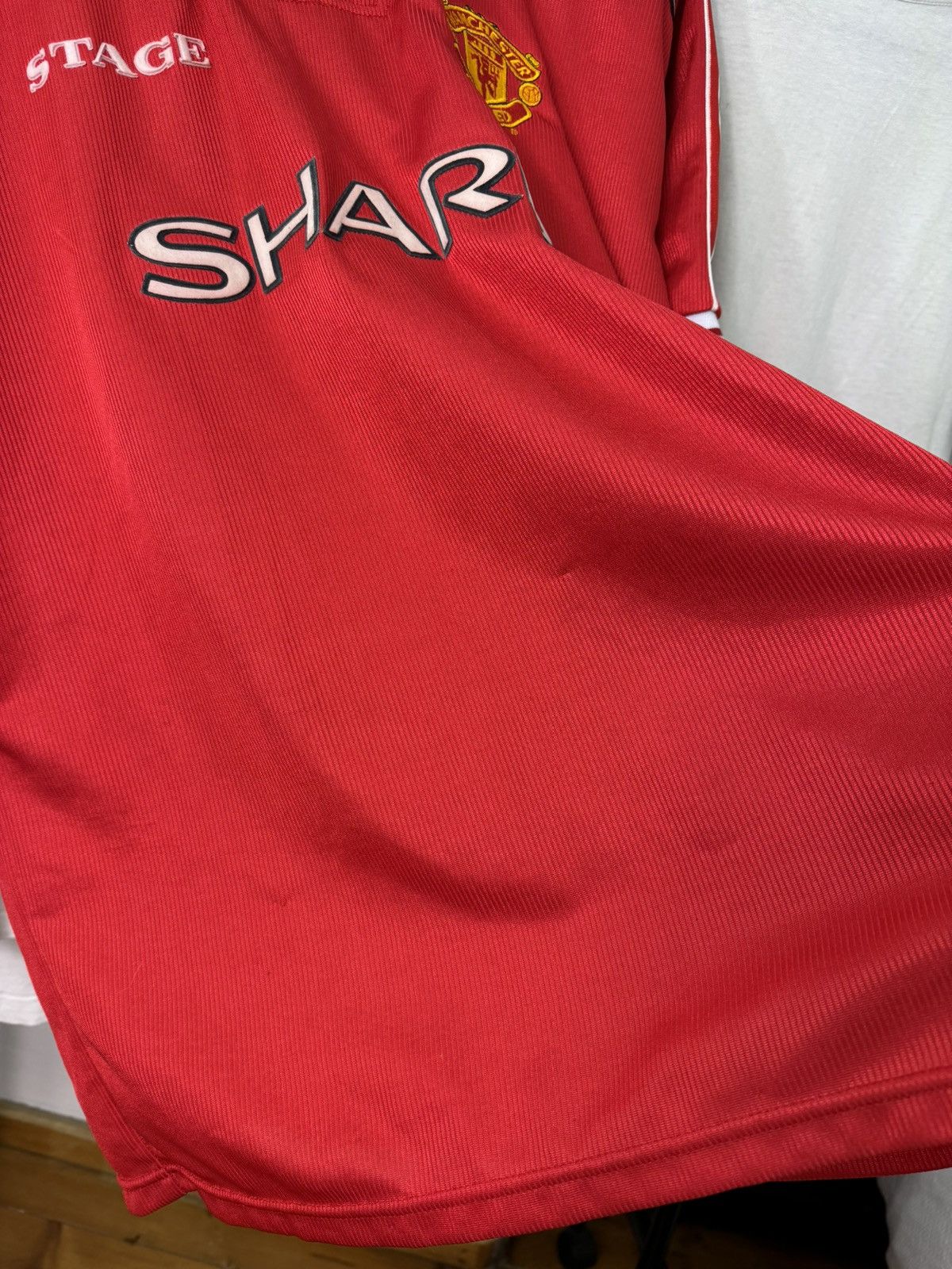 Vintage Vintage Manchester United Sharp Logo Jersey blokecore y2k Size US XL / EU 56 / 4 - 8 Thumbnail
