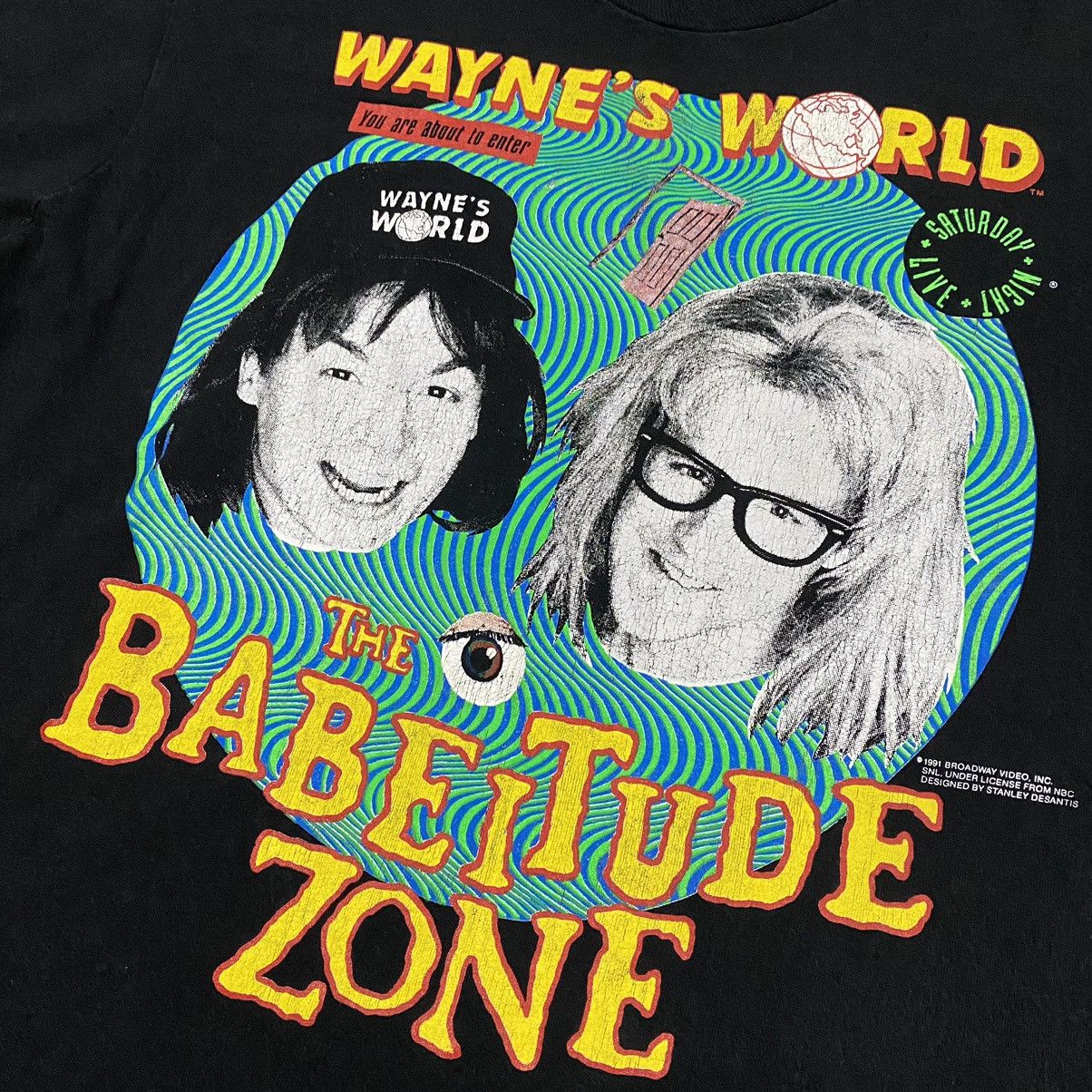 Vintage VINTAGE 90S WAYNE’S WORLD MOVIE T-SHIRT Size US XL / EU 56 / 4 - 4 Thumbnail