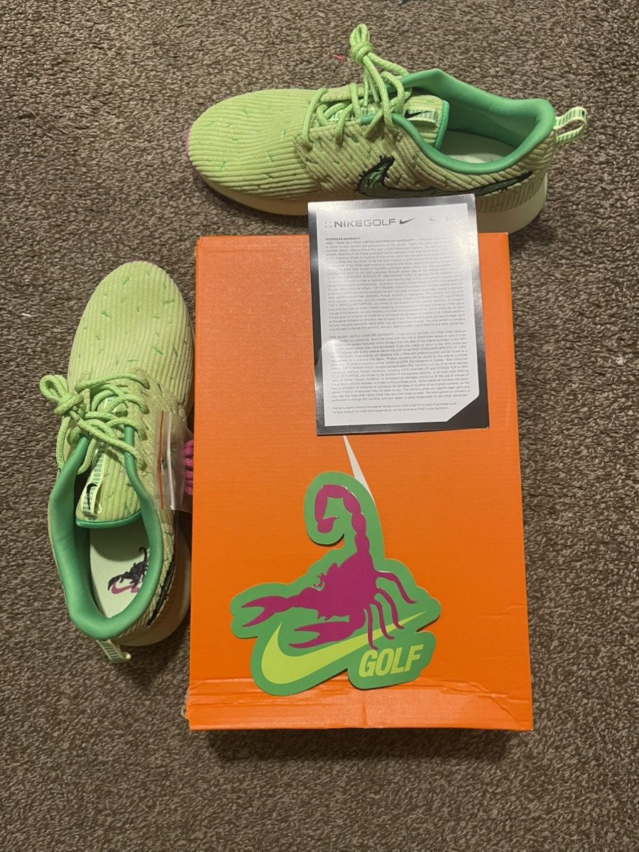 Nike *New* Nike Roshe Golf 2 NRG x WM Phoenix Open-Prickly Pear Size US 11.5 / EU 44-45 - 8 Thumbnail
