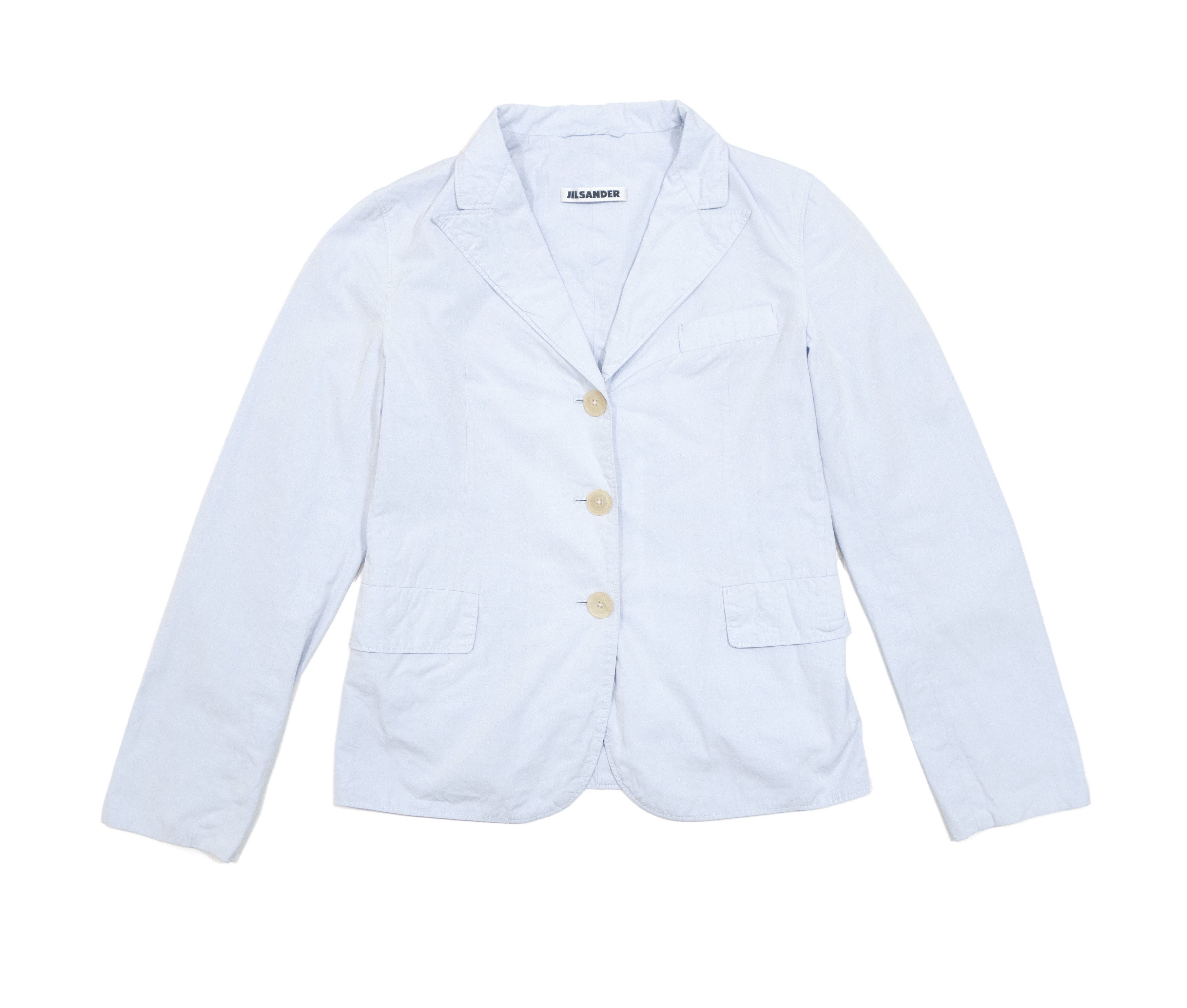 Jil Sander Raf Simons Cotton 3-Button Blazer Jacket 00s Size S / US 4 / IT 40 - 1 Thumbnail