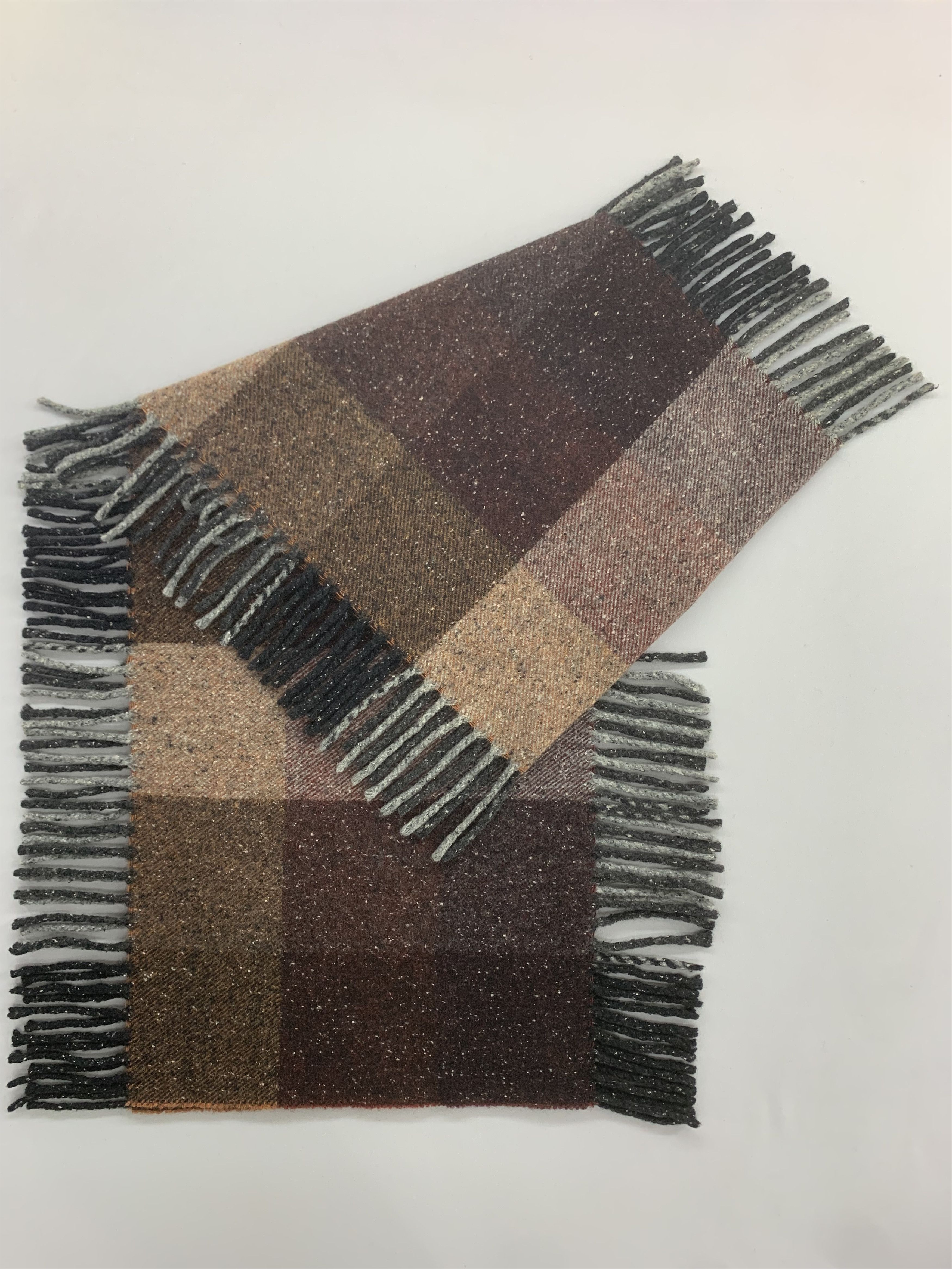 Tete Homme Tete Homme Scarf Wool Muffler Neck Wrap BL3099 Size ONE SIZE - 2 Thumbnail